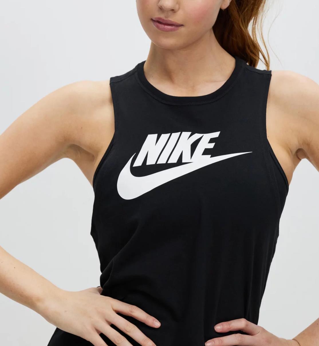 Nike Womens Black Activewear Tank Top Size Medium (New)