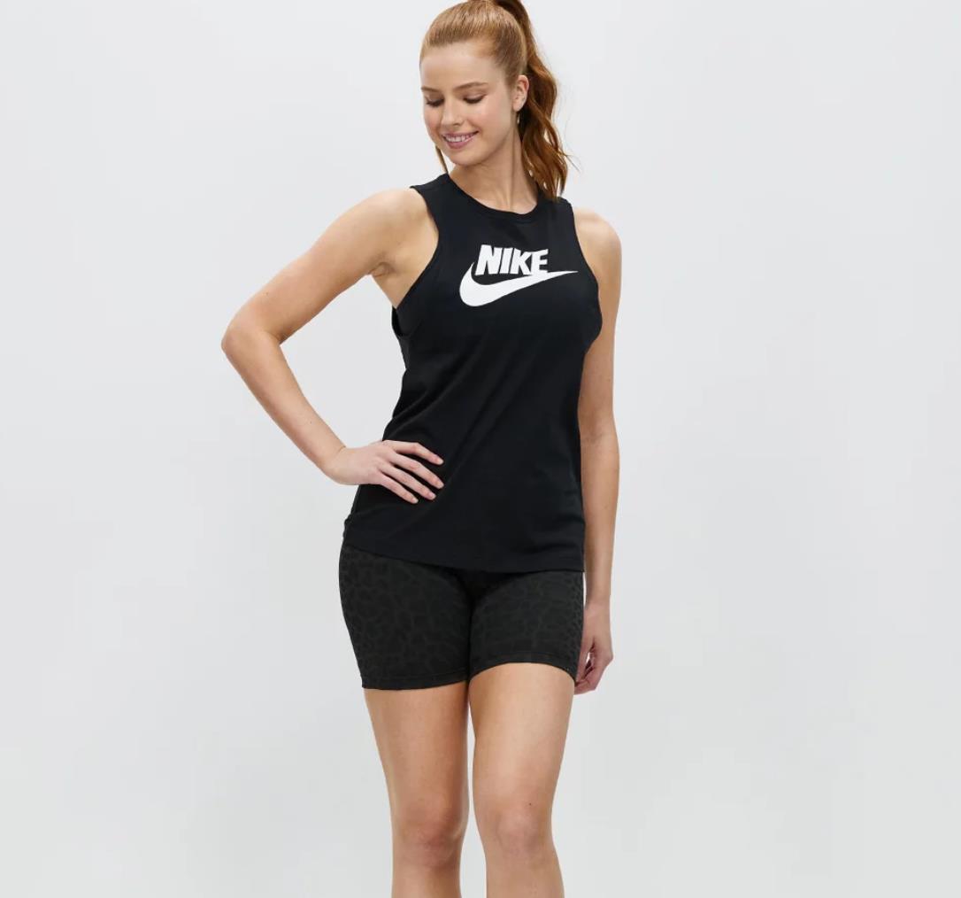 Nike Womens Black Activewear Tank Top Size Medium (New)