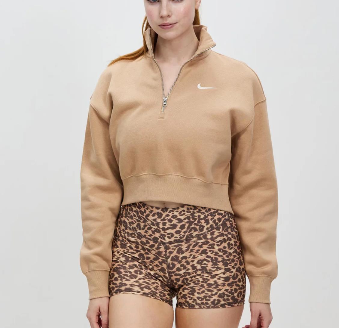 Nike Womens 1/4 Zip Fleecey Jumper Sweater Size Large (New)