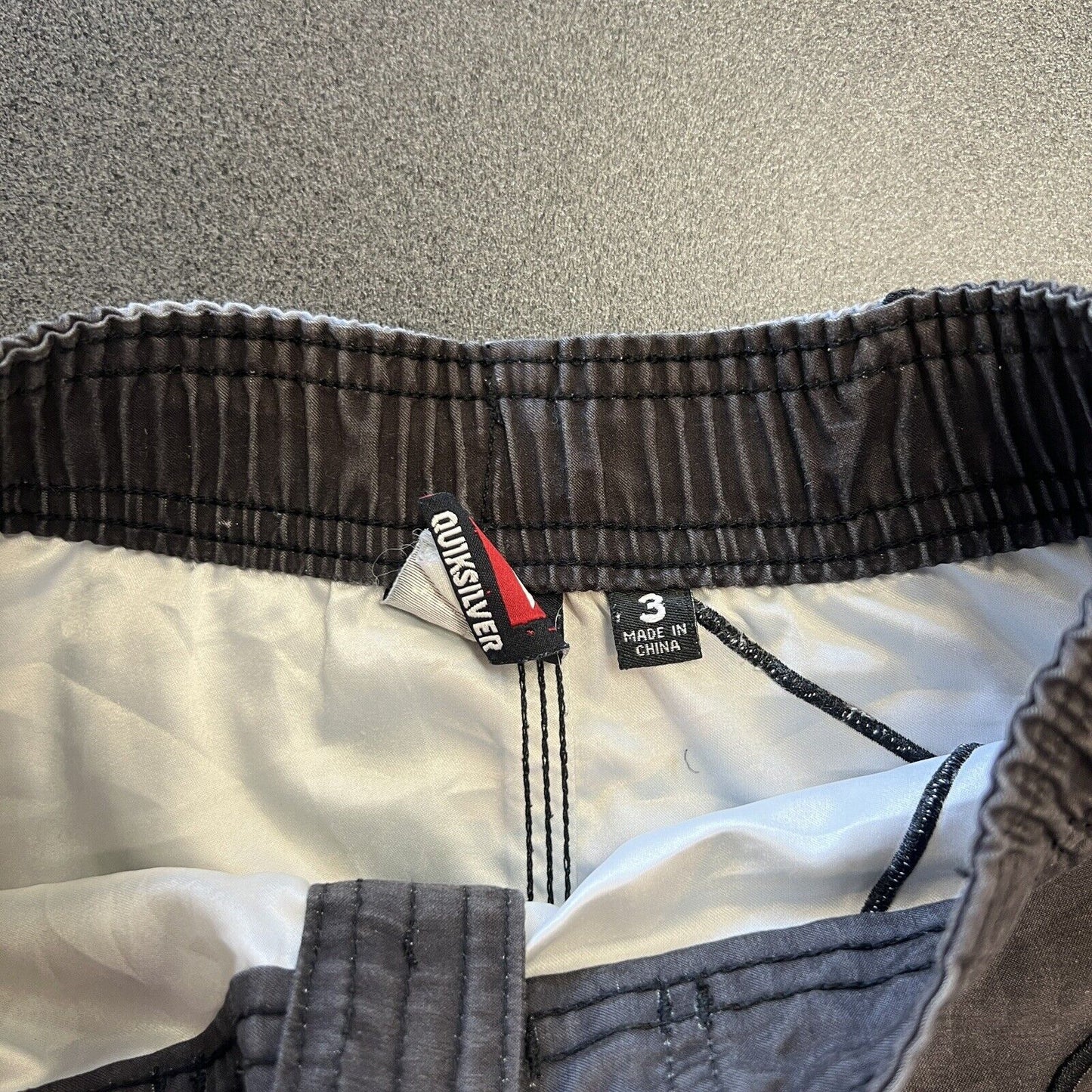 Quiksilver Boys Swim Shorts Board Shorts Size 3 Years