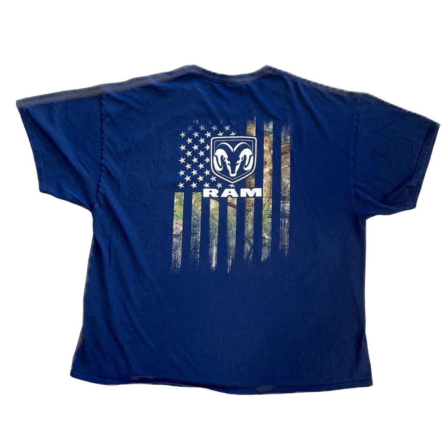 Ram Trucks Mens Navy Blue T-Shirt Size 3XL