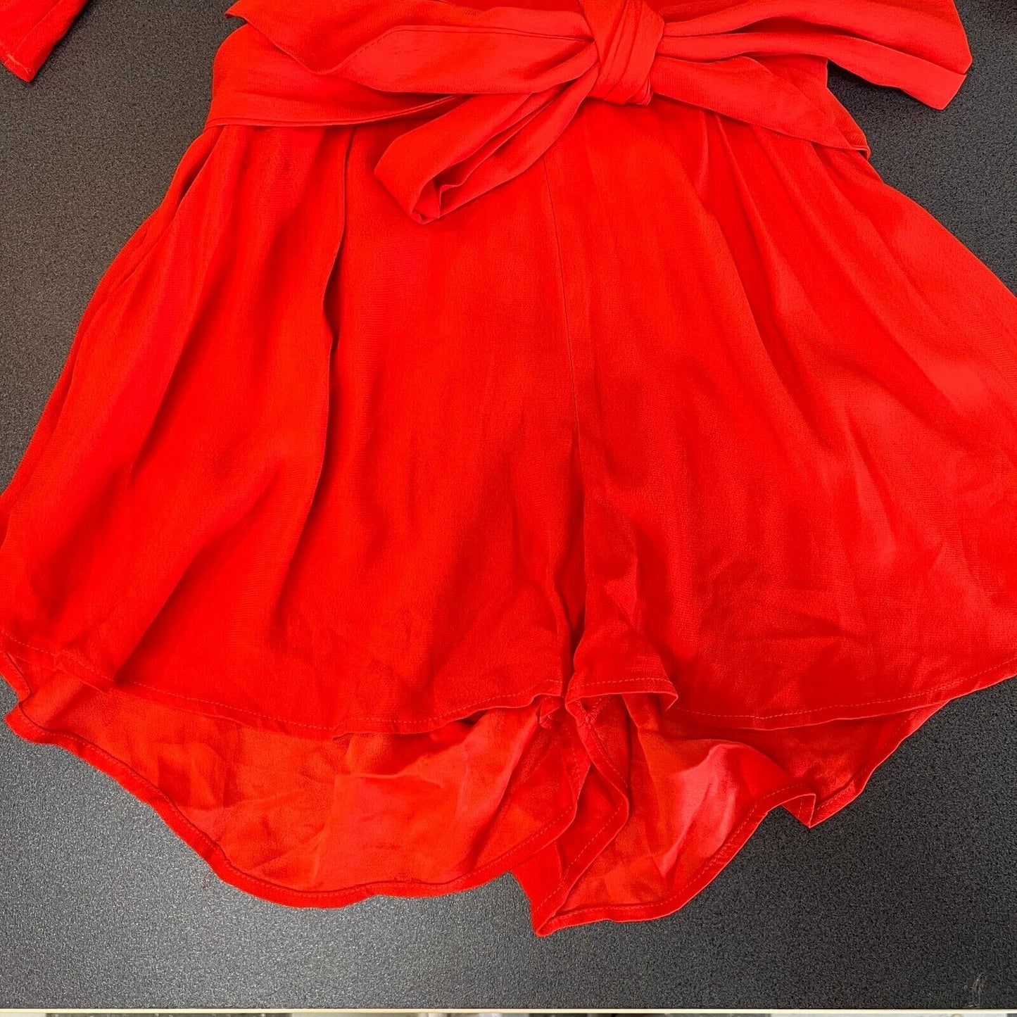 Bec & Bridge Womens Red Deep V Playsuit Size 6