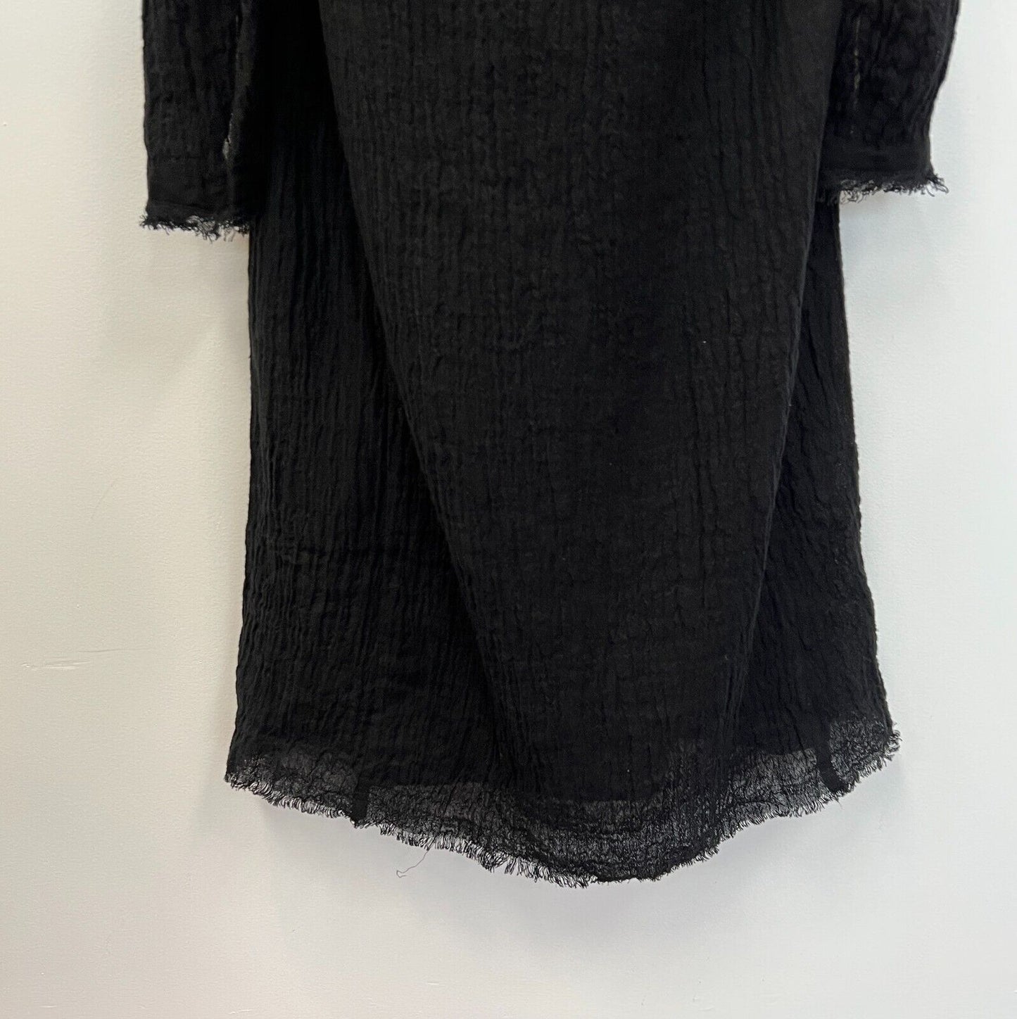 KitX Womens Black Short Sleeve Mini Dress Size 8