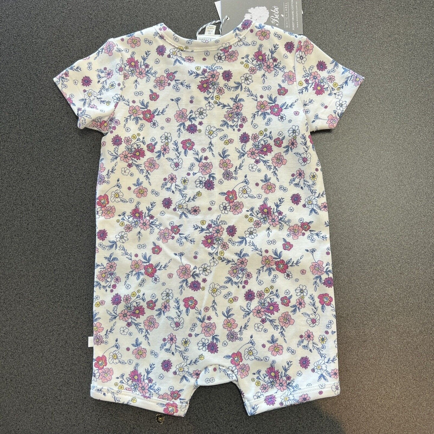 Bebe White Label Babies One Piece Size 00 / 3-6 Months (New)