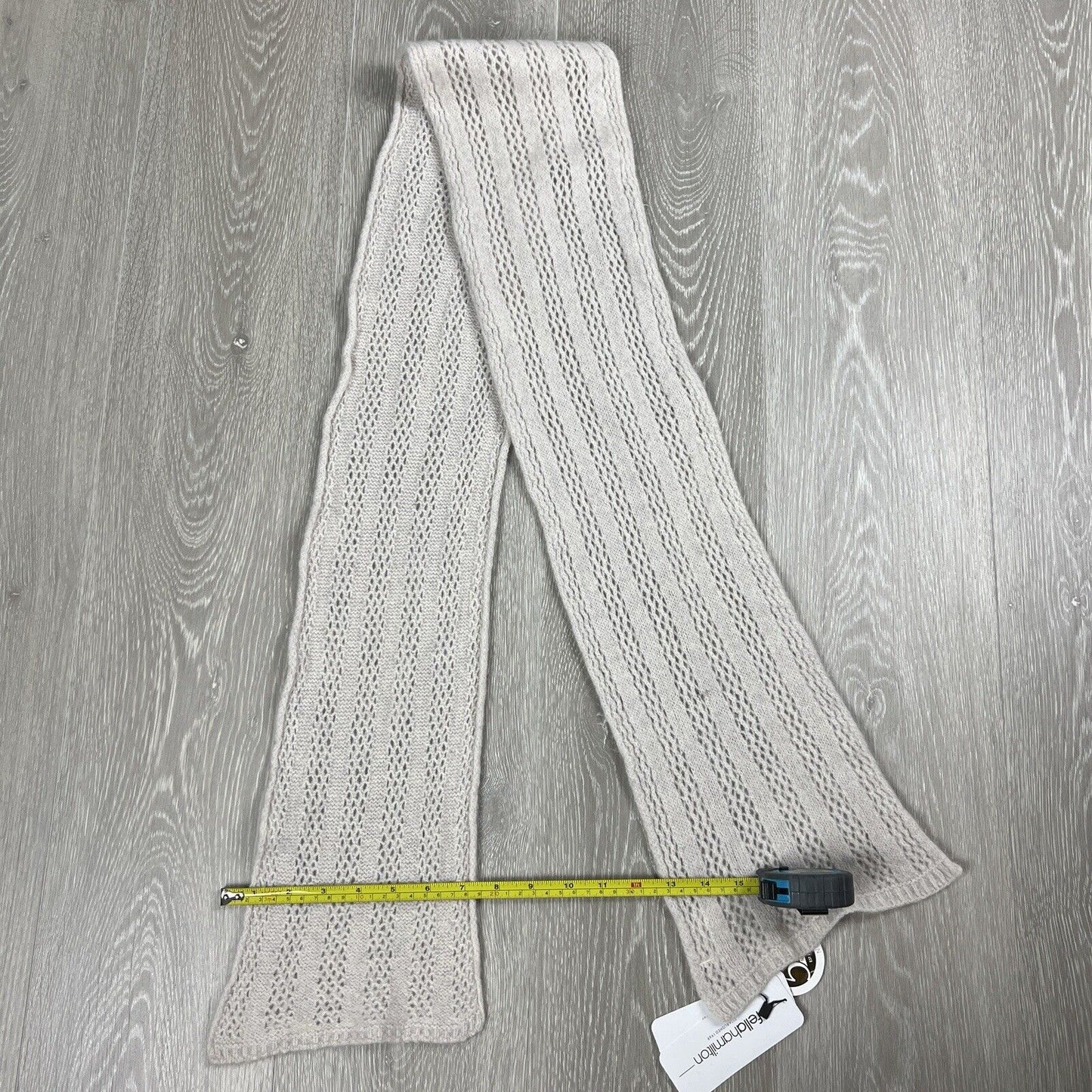 Fella Hamilton Womens Grey Knitted Scarf (New)