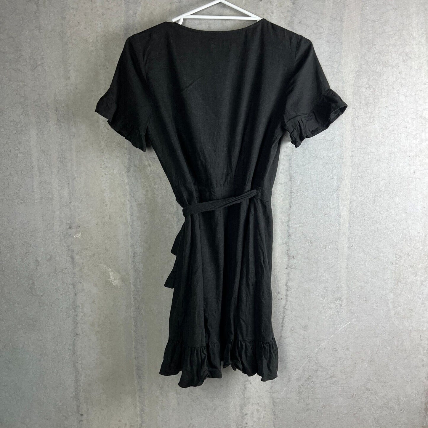 Tigerlily Womens Black Wrap Dress Size AU 8