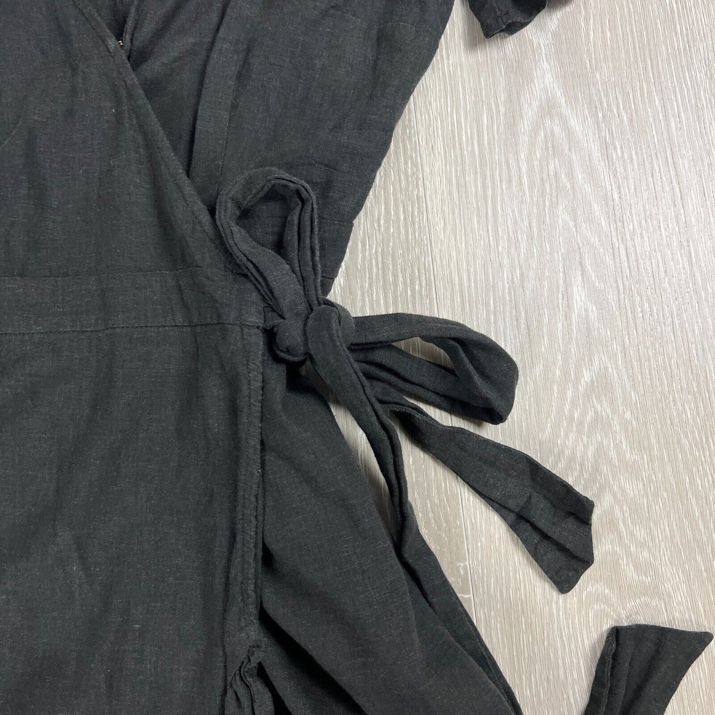 Tigerlily Womens Black Wrap Dress Size AU 8