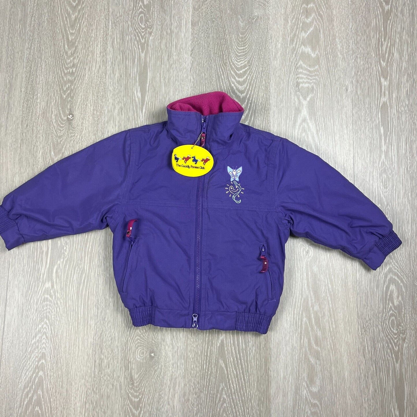 The Cuddly Ponies Club Girls Full Zip Warm Jacket Size 4 Years (new)