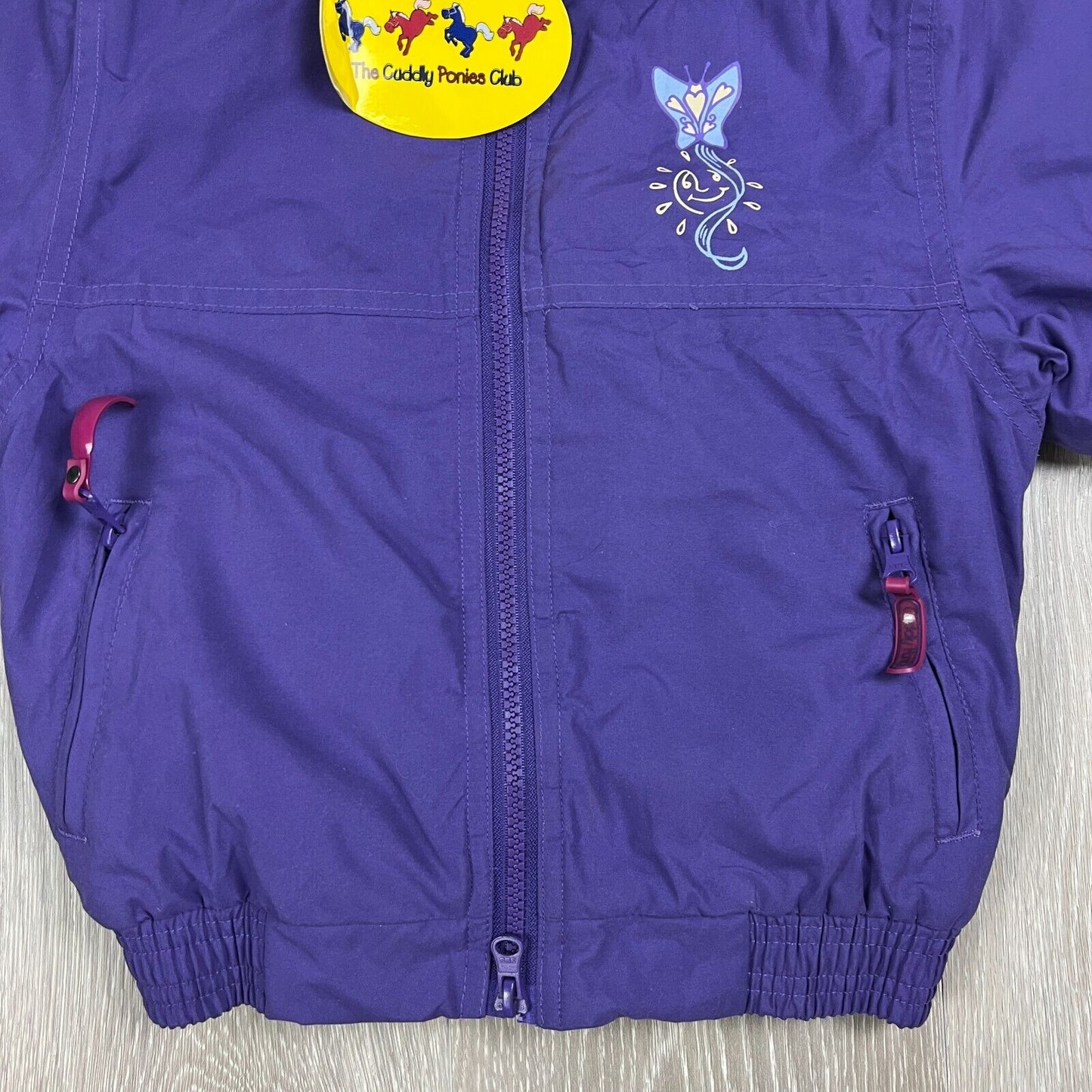The Cuddly Ponies Club Girls Full Zip Warm Jacket Size 4 Years (new)