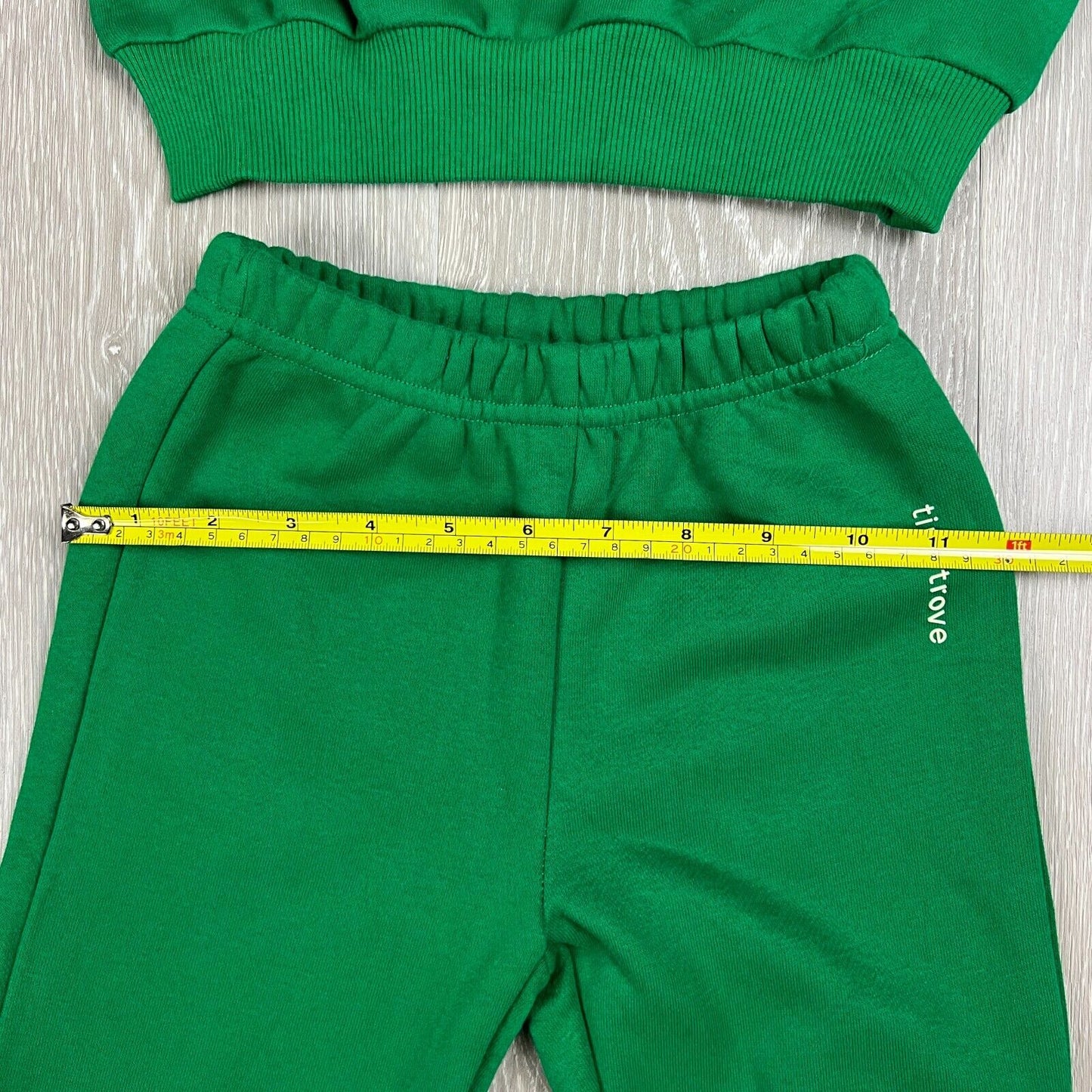 Tiny Trove Kids Green Tracksuit Top & Pants Size 2 Years