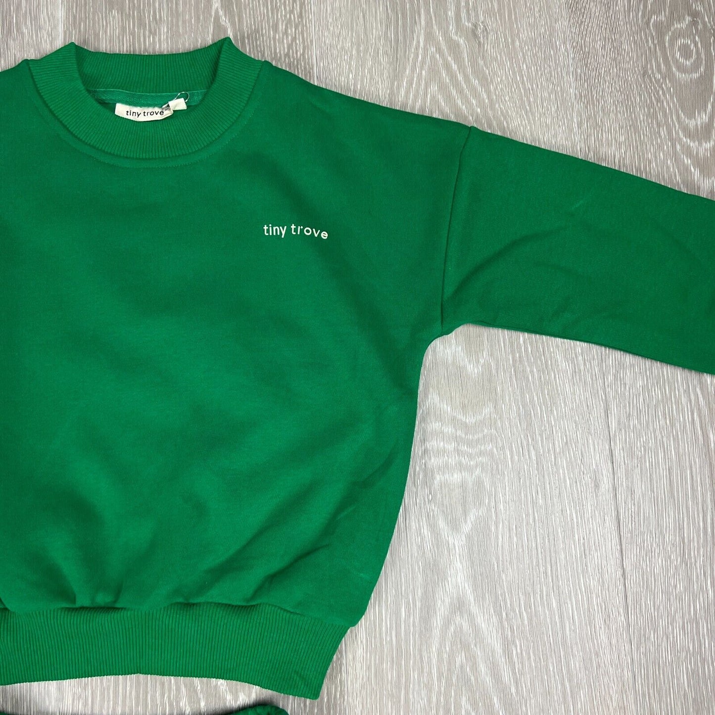 Tiny Trove Kids Green Tracksuit Top & Pants Size 2 Years