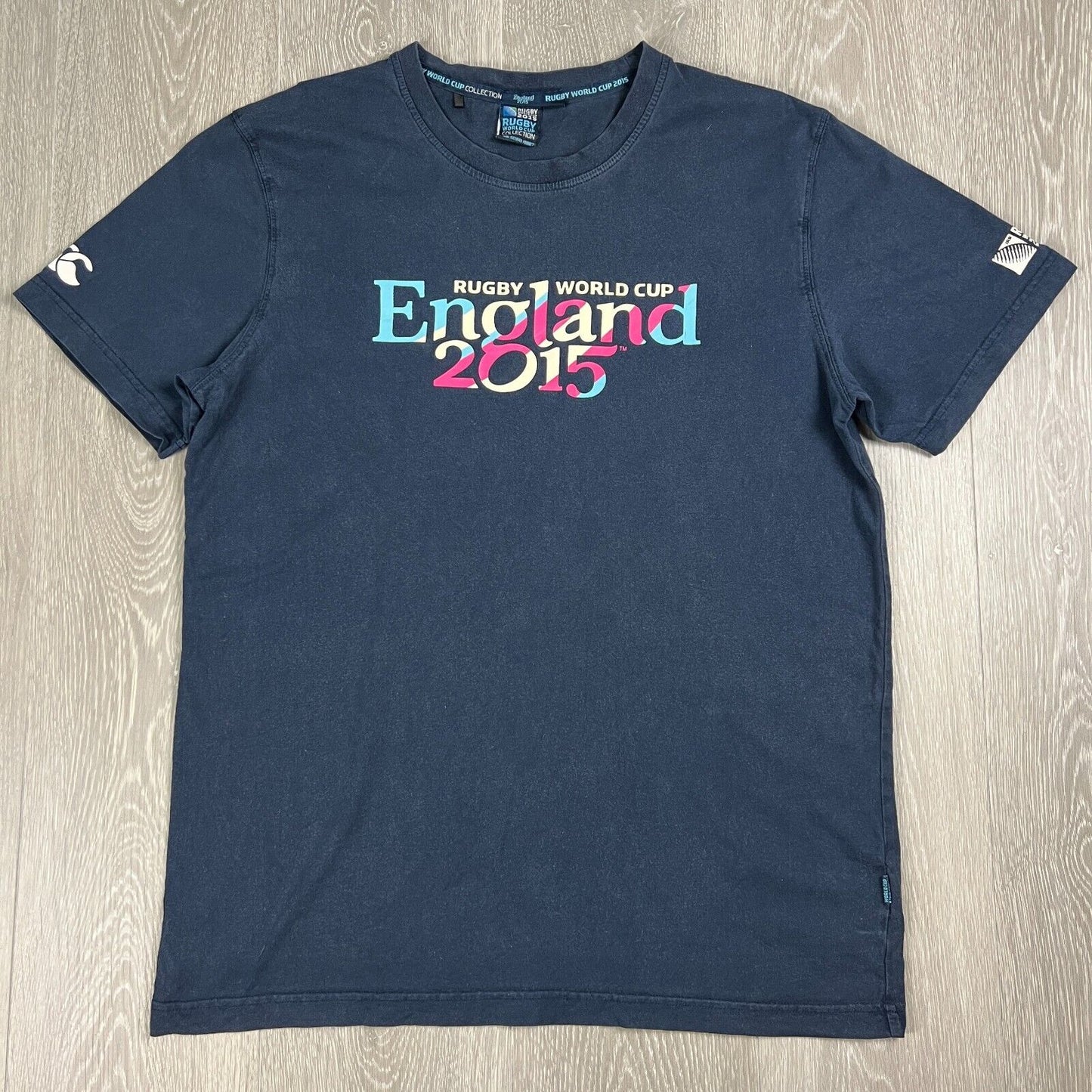 Canterbury Rugby World Cup Collection 2015 England Men’s Navy T-Shirt Size XL