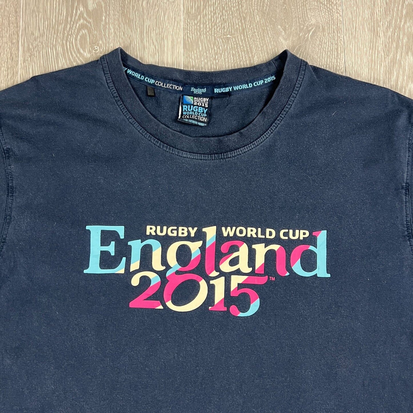 Canterbury Rugby World Cup Collection 2015 England Men’s Navy T-Shirt Size XL