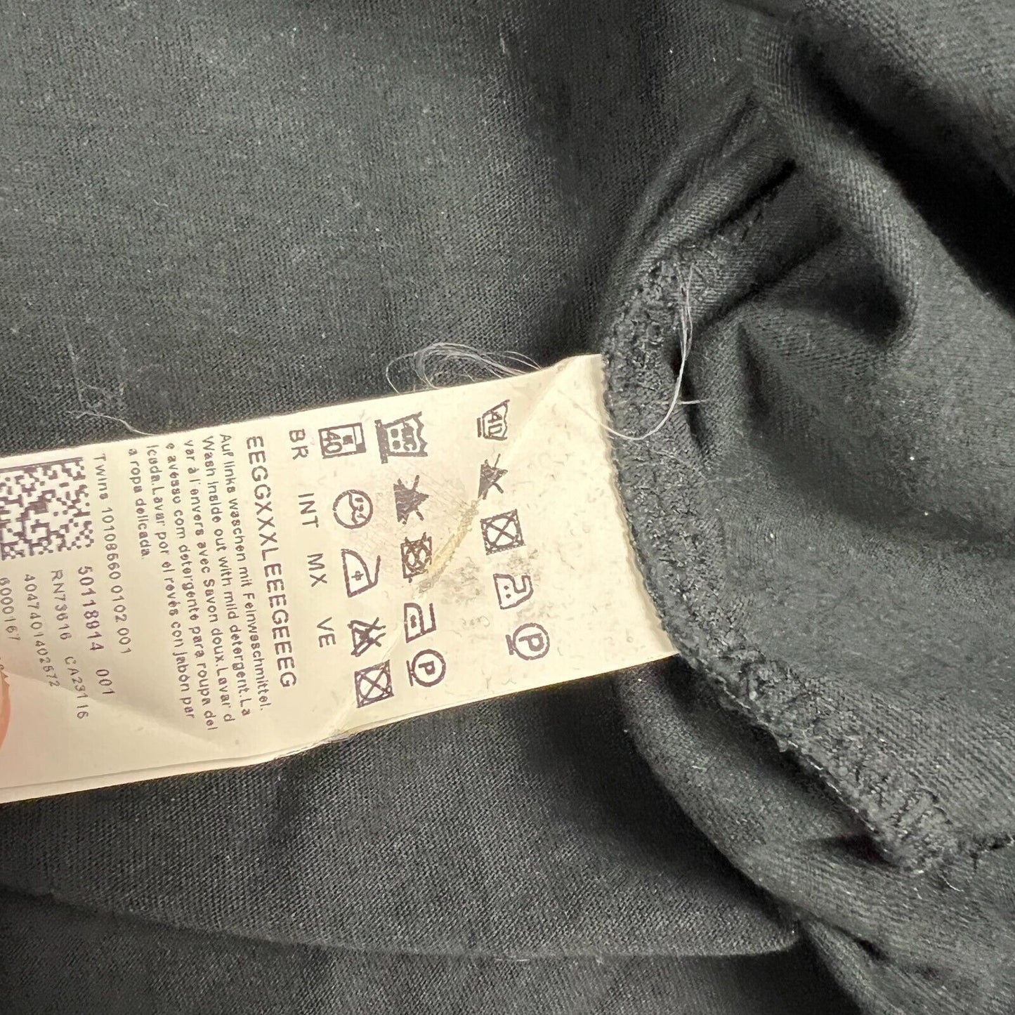 HUGO Boss Mens Black T-Shirt Size 3XL