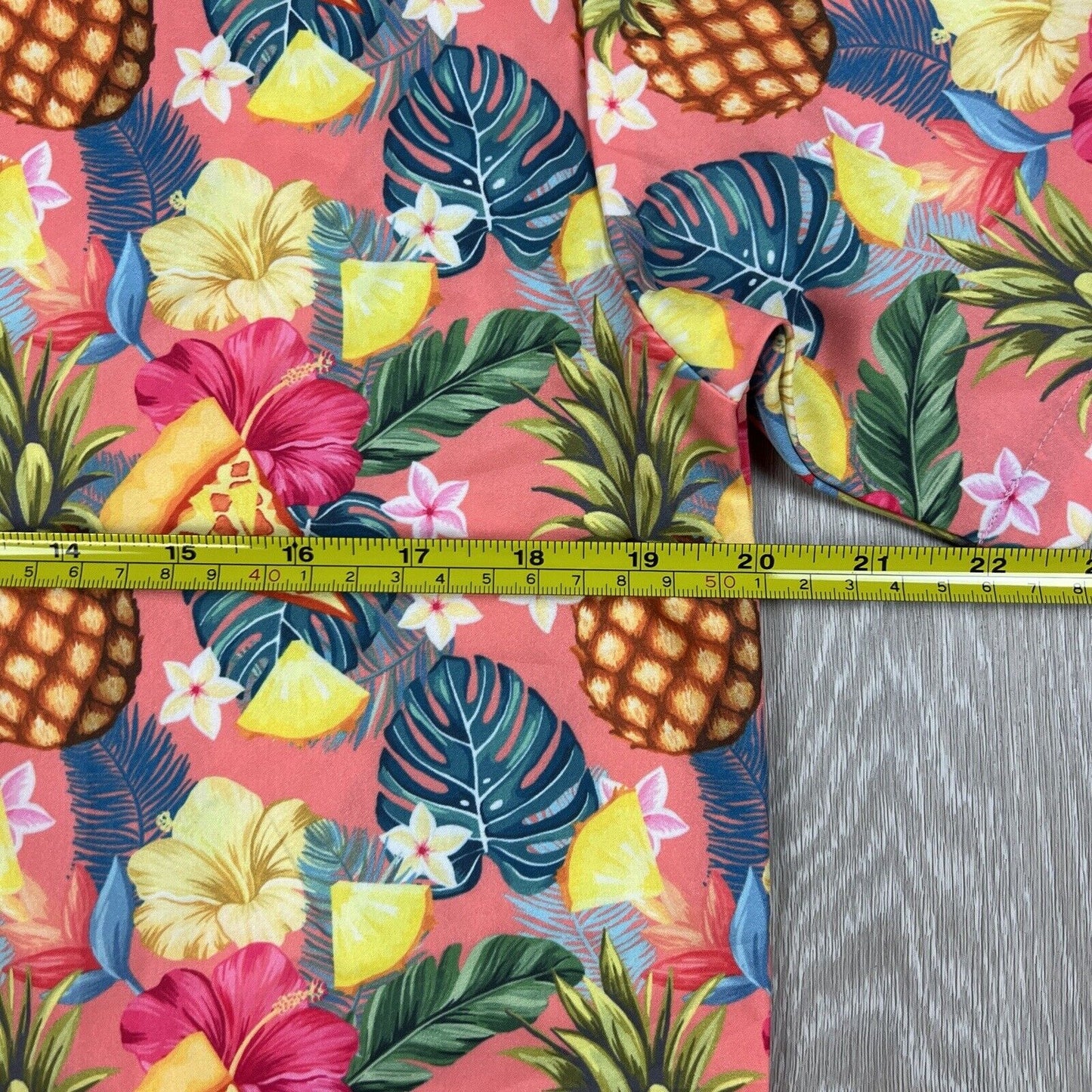 Pizza Hut Short Sleeve Button Up Hawaiian Shirt Size Small
