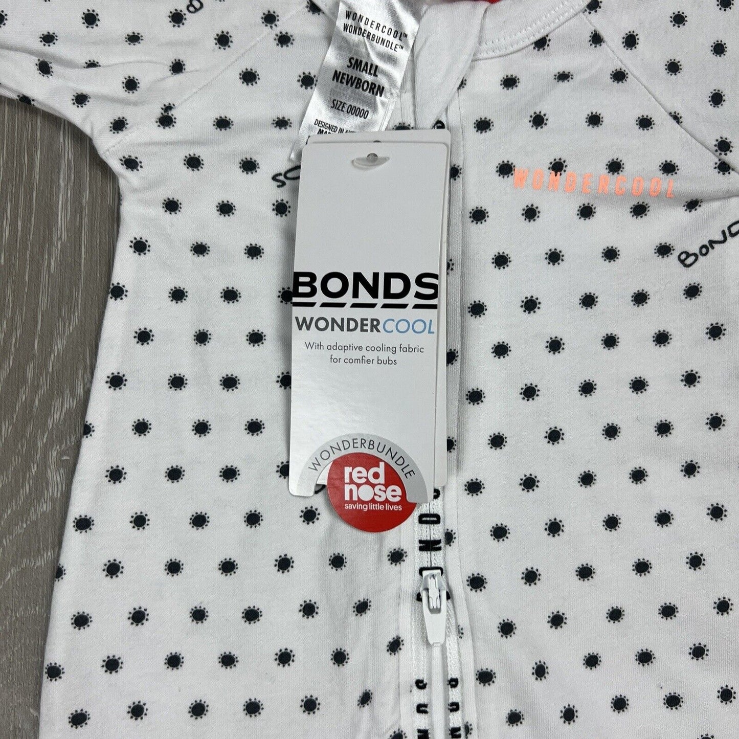 Bonds Wondercool Wonderbundle Small Newborn Zippy Size 00000 (New)