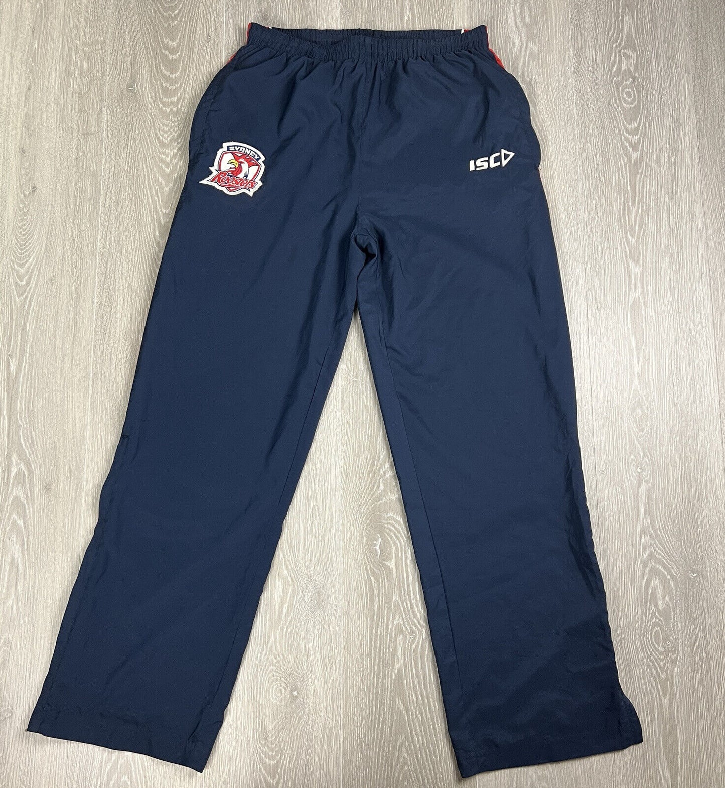 ISC Sydney Roosters Rugby League Mens Navy Trackies Size Medium