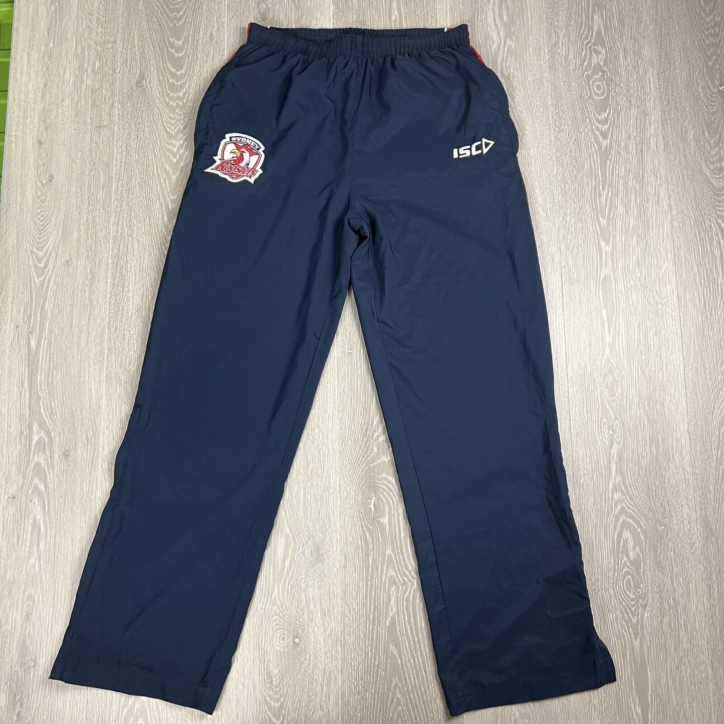 ISC Sydney Roosters Rugby League Mens Navy Trackies Size Medium