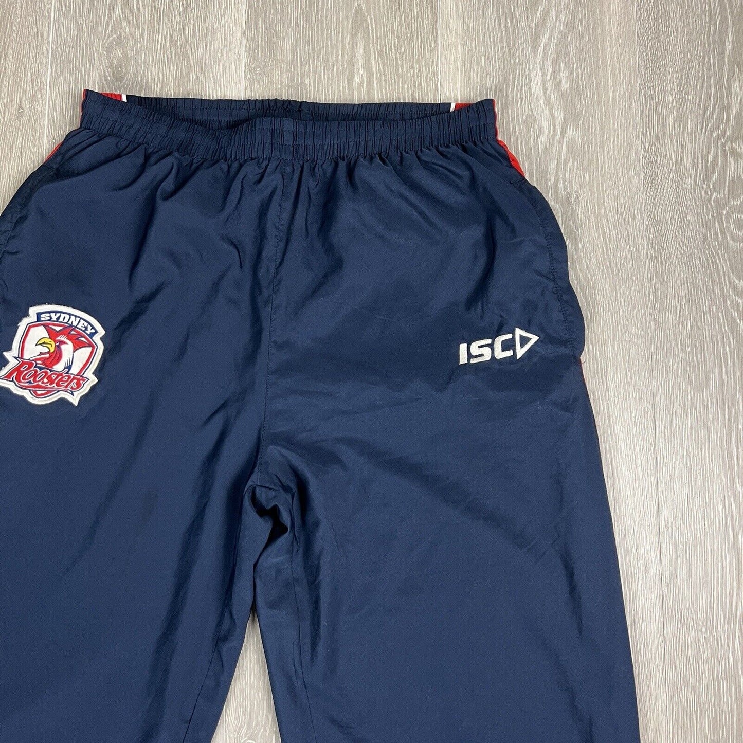 ISC Sydney Roosters Rugby League Mens Navy Trackies Size Medium