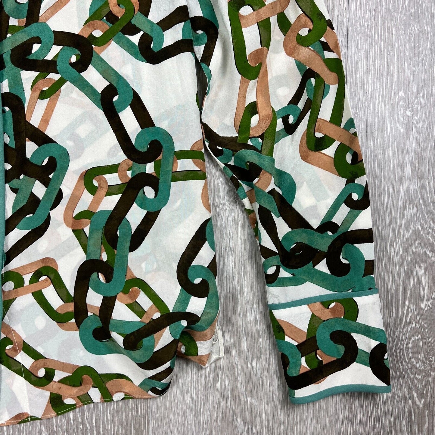 Diane Von Furstenberg Women’s Long Sleeve Blouse Top Size 10