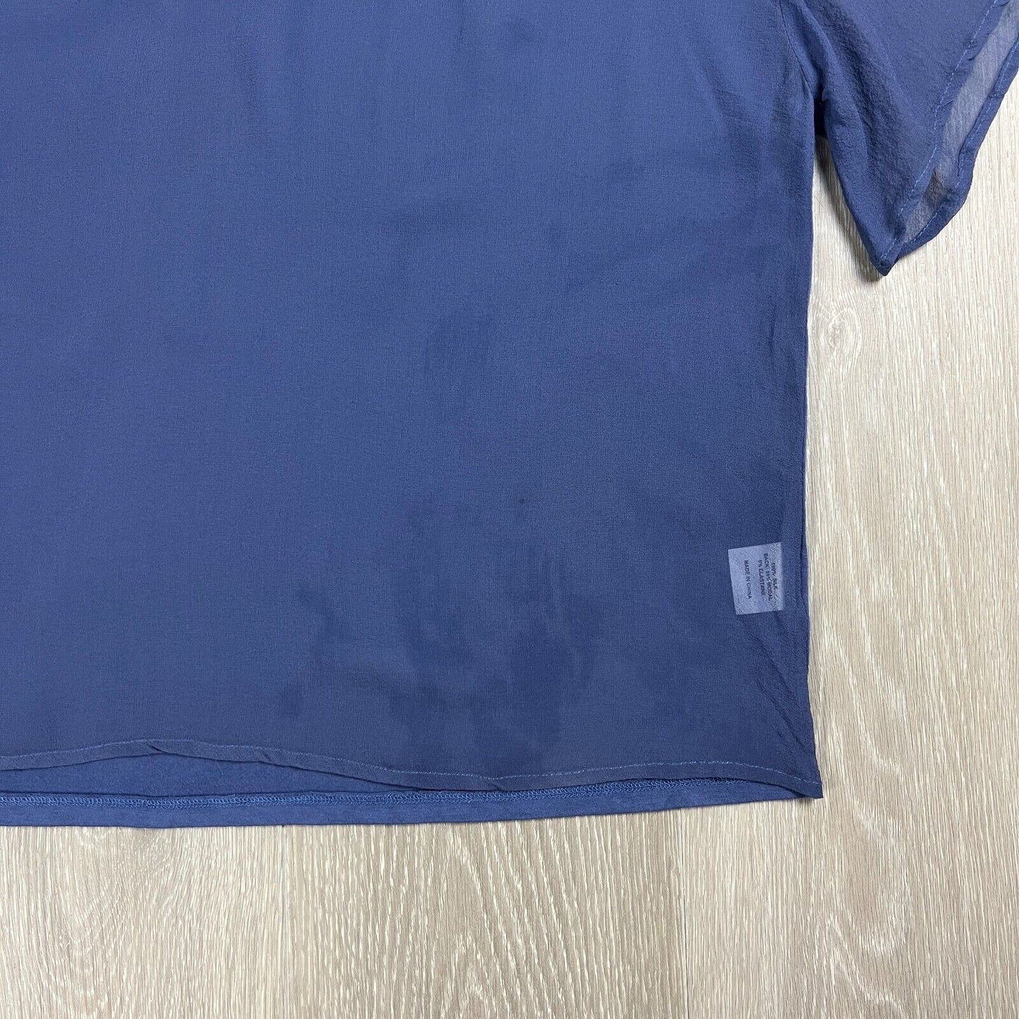 Spencer Lacy Women’s Blue Silk Top Size Small (new)