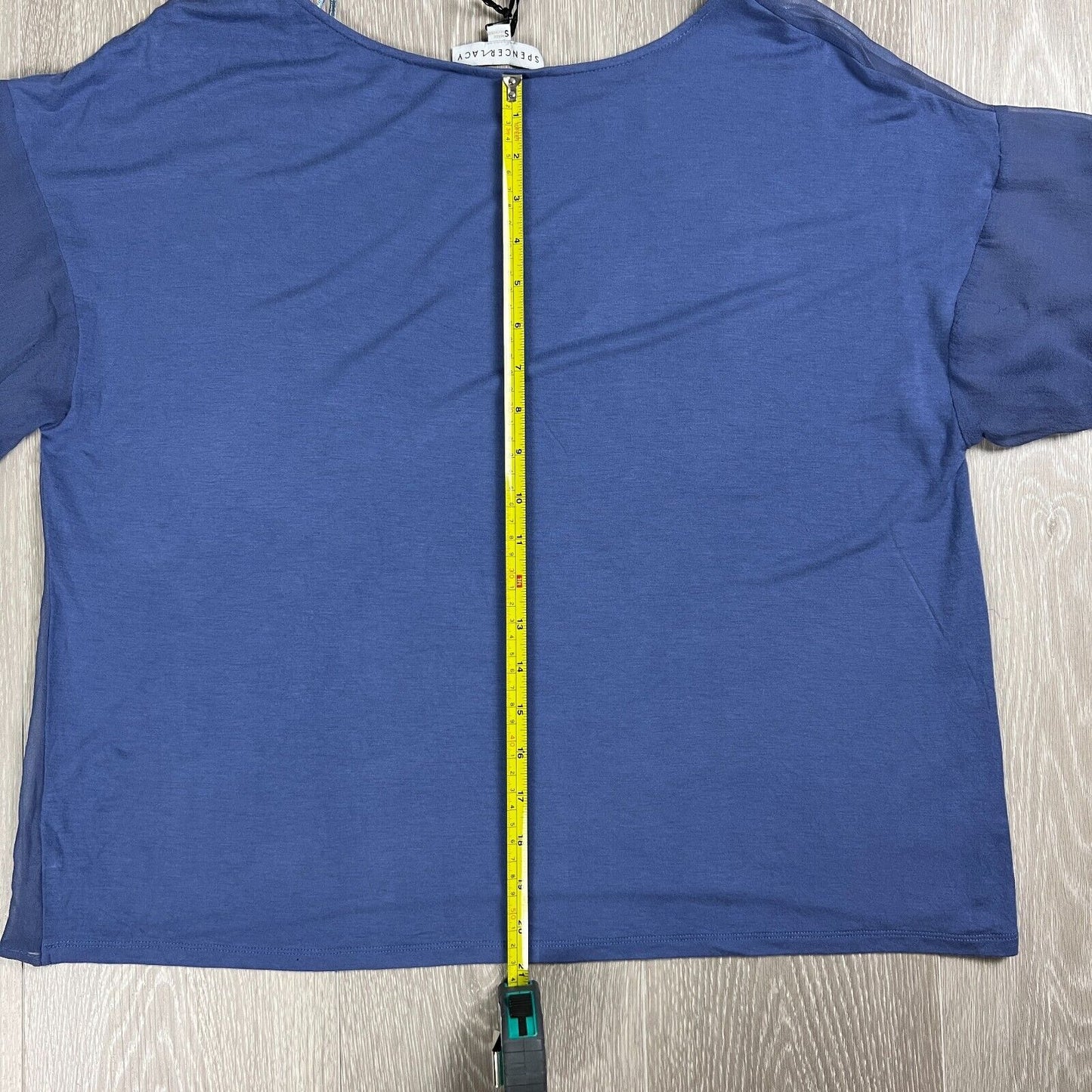 Spencer Lacy Women’s Blue Silk Top Size Small (new)