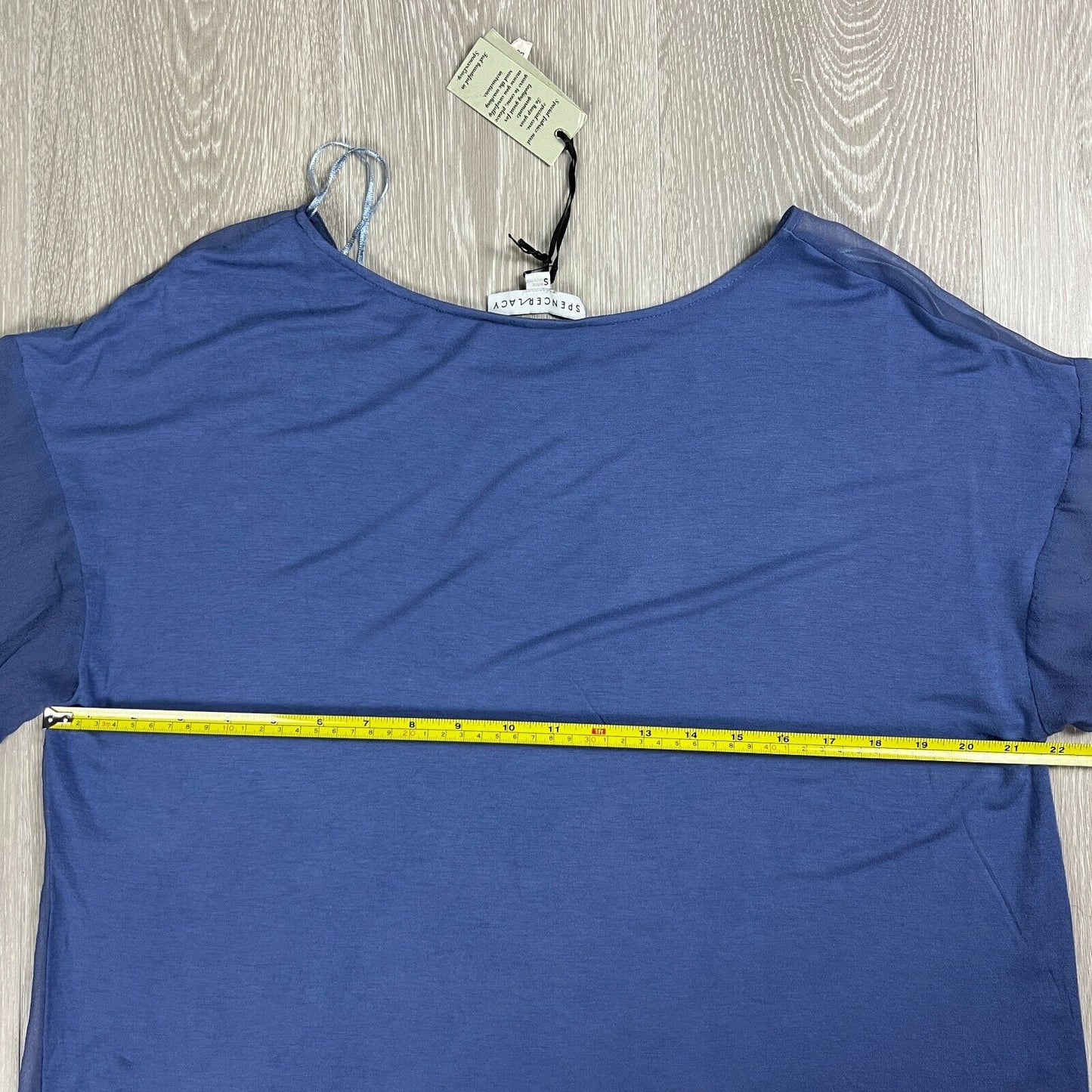 Spencer Lacy Women’s Blue Silk Top Size Small (new)