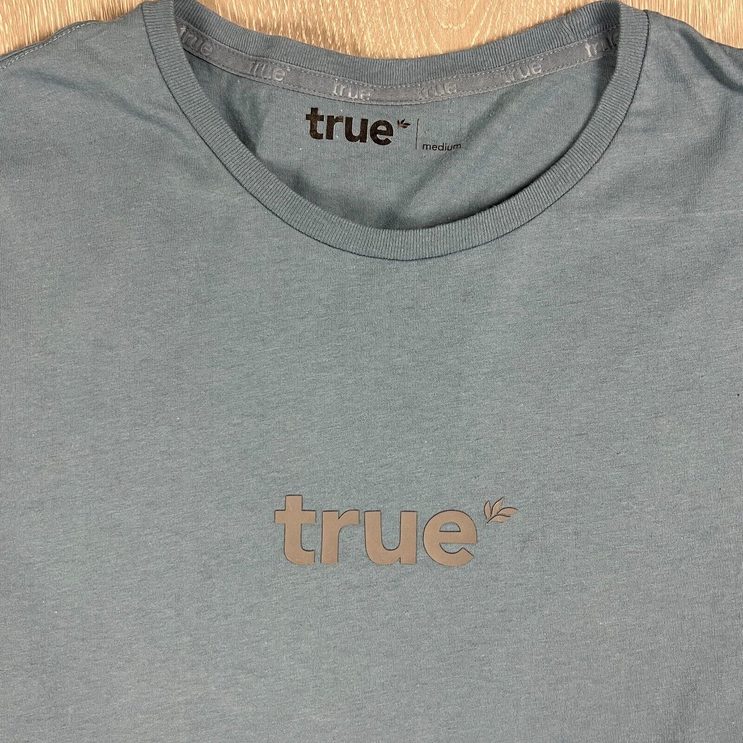 True Protein Clothing Label Mens Blue T-Shirt Size Medium