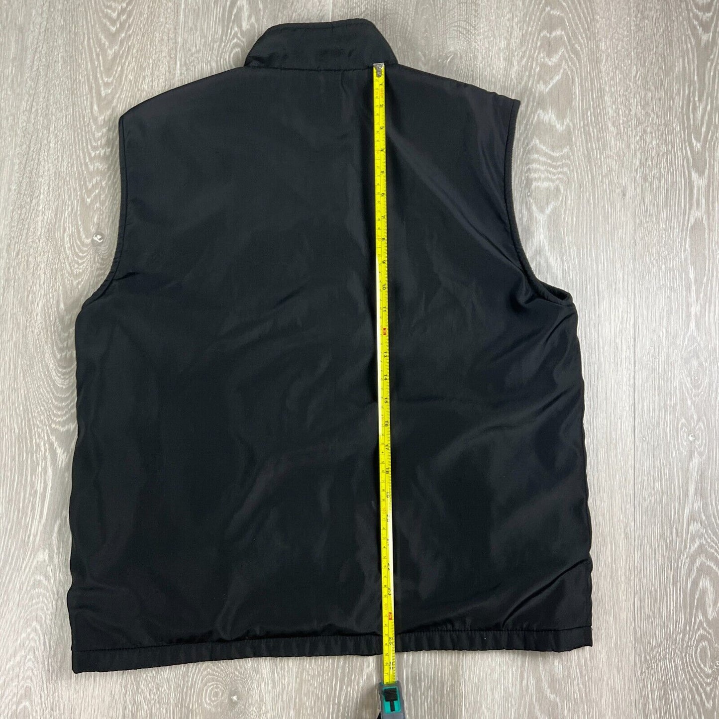 Estee Lauder Companies Black Fleece Lined Vest M