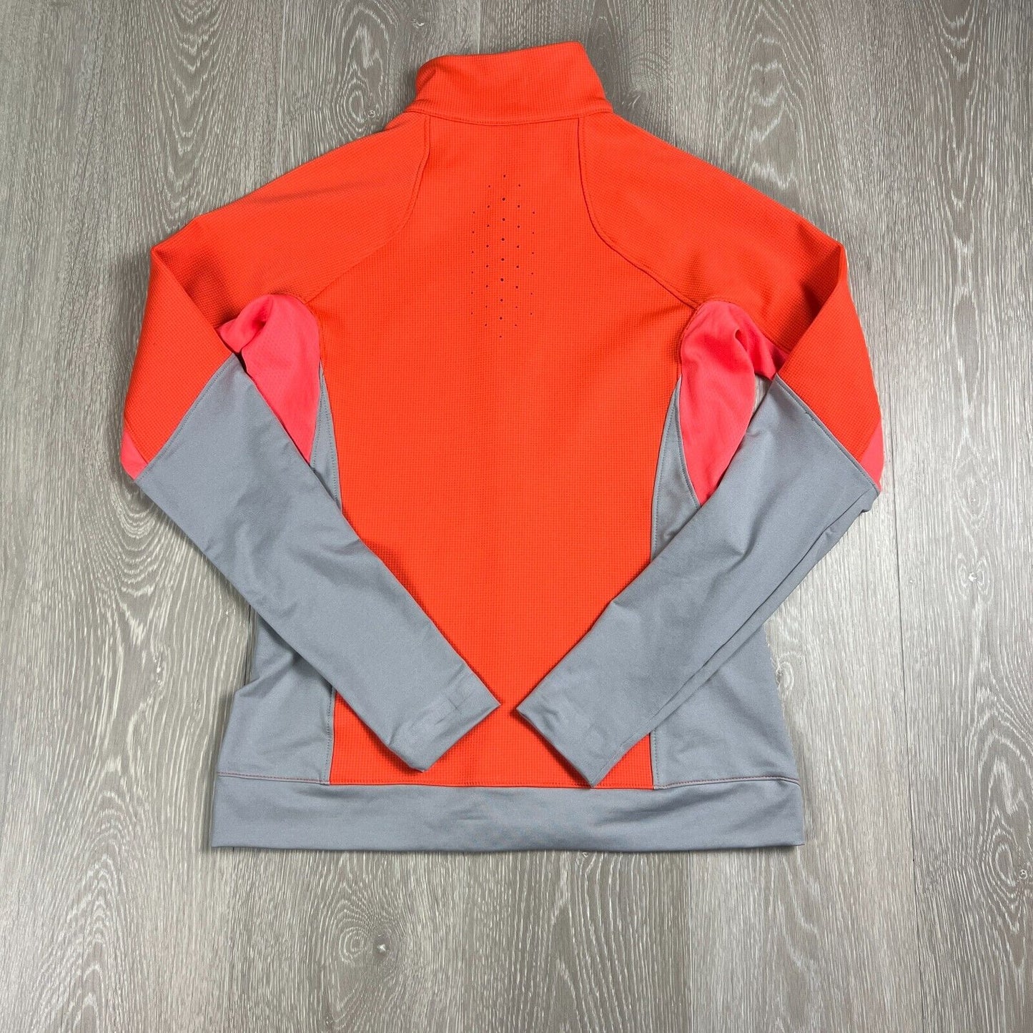 The North Face Womens Orange & Grey Full Zip Jacket Size Medium