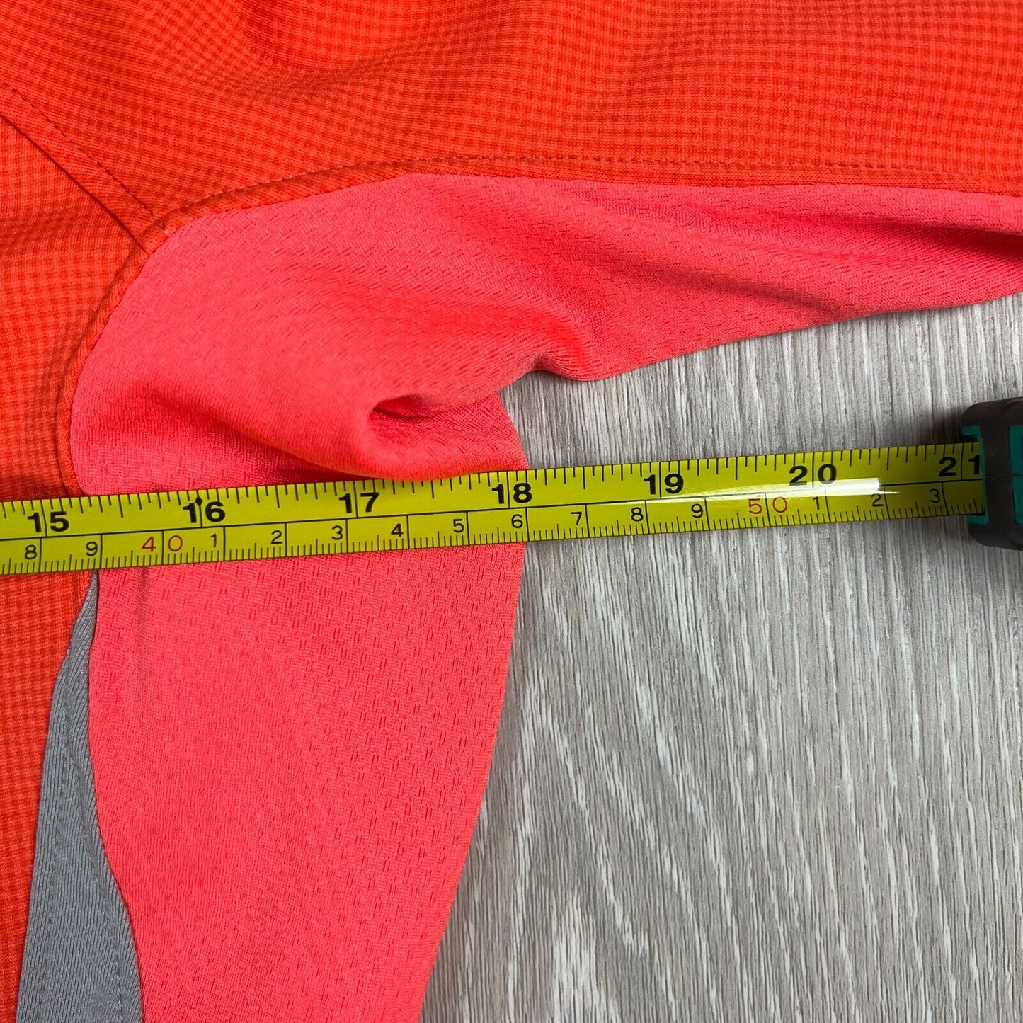 The North Face Womens Orange & Grey Full Zip Jacket Size Medium