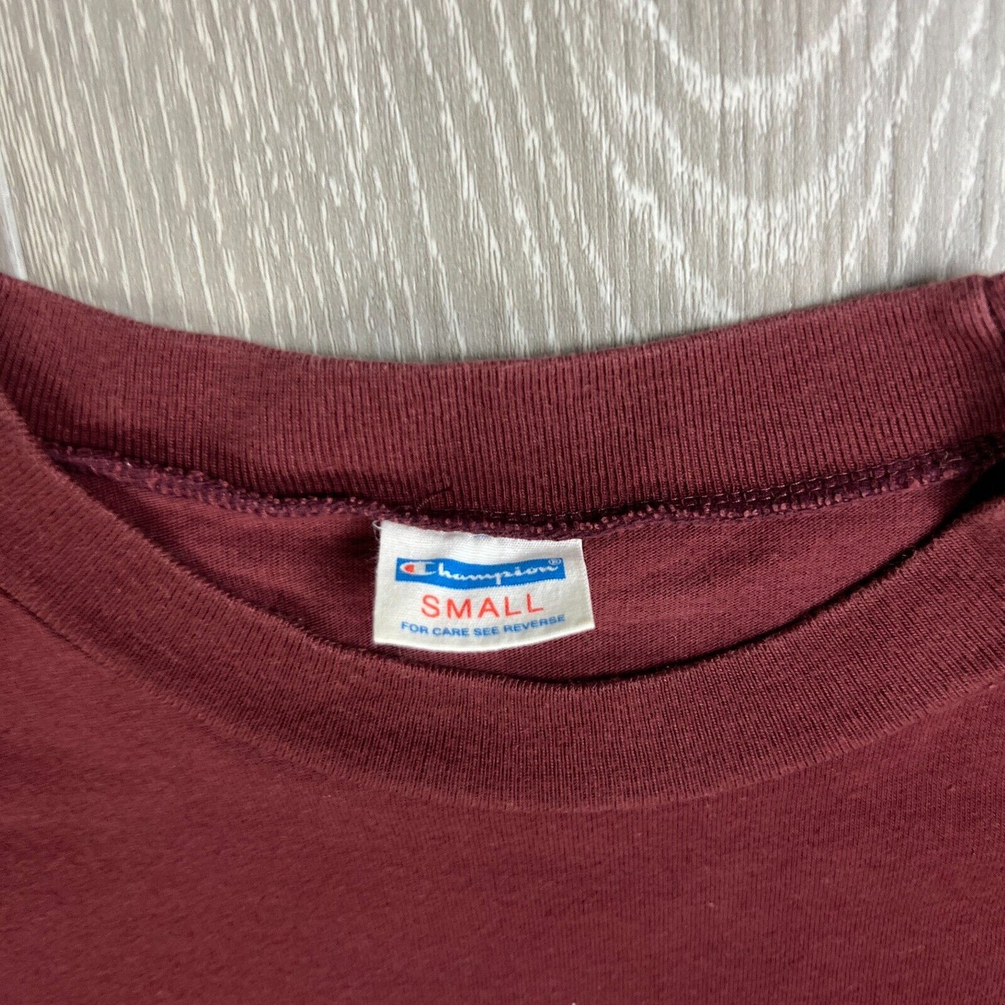 Champion Illinois Maroon T-Shirt Size Small
