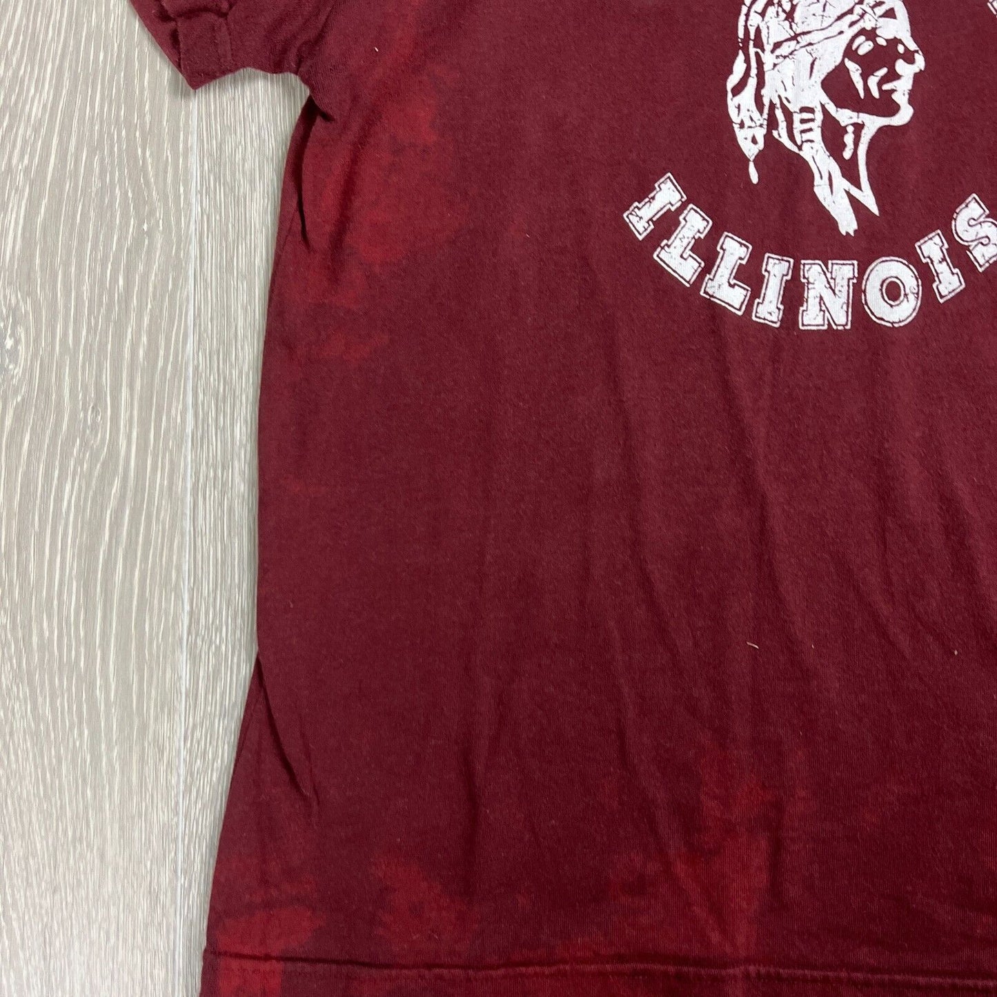 Champion Illinois Maroon T-Shirt Size Small