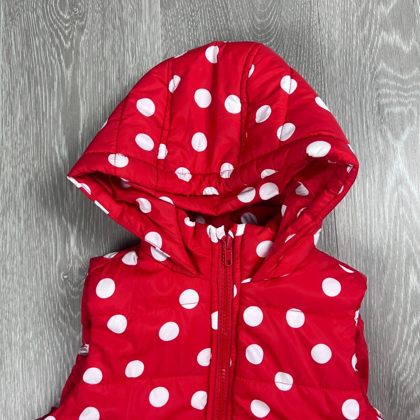 Cotton On Kids AFL Sydney Swans Hooded Puffer Vest Size 3-4 Years