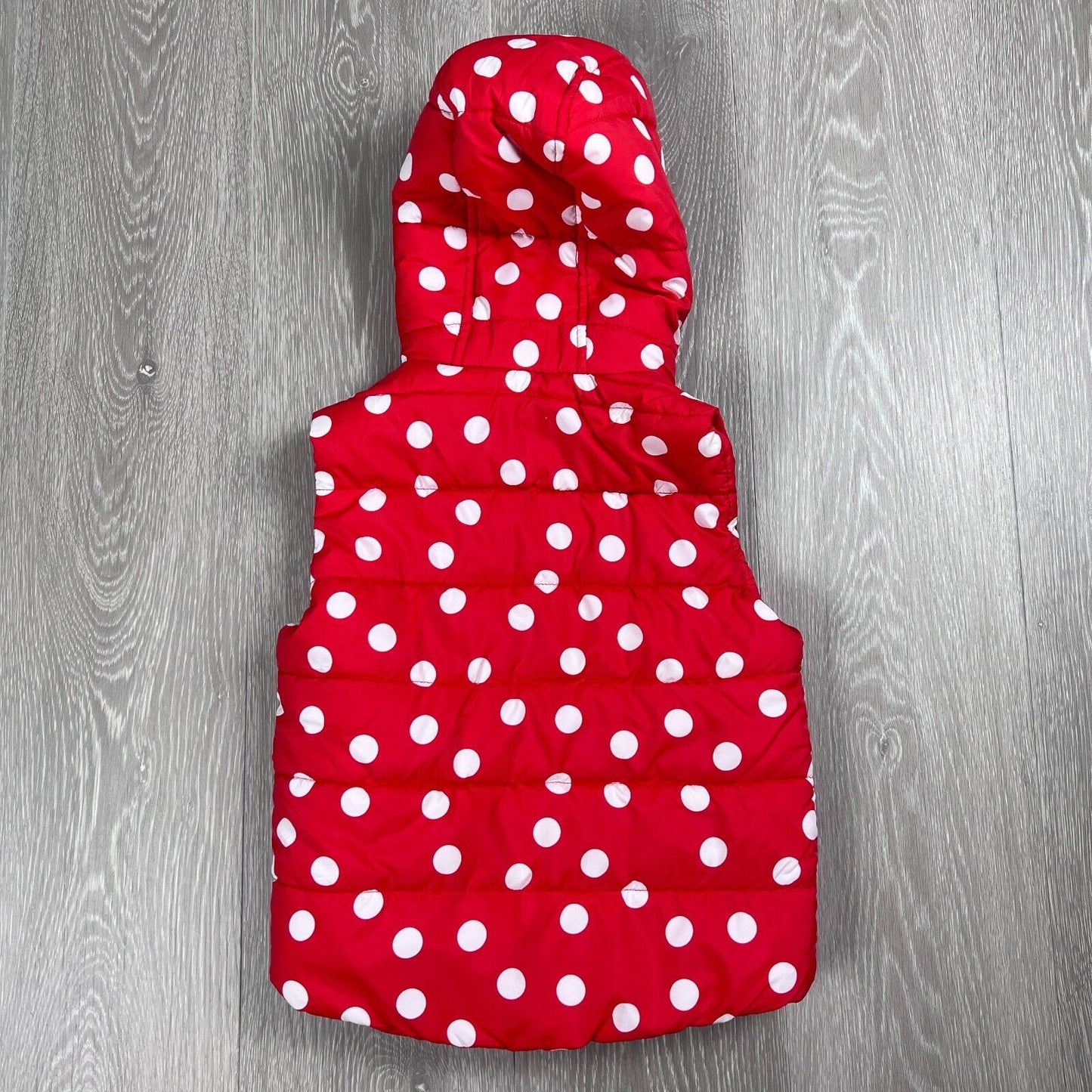 Cotton On Kids AFL Sydney Swans Hooded Puffer Vest Size 3-4 Years