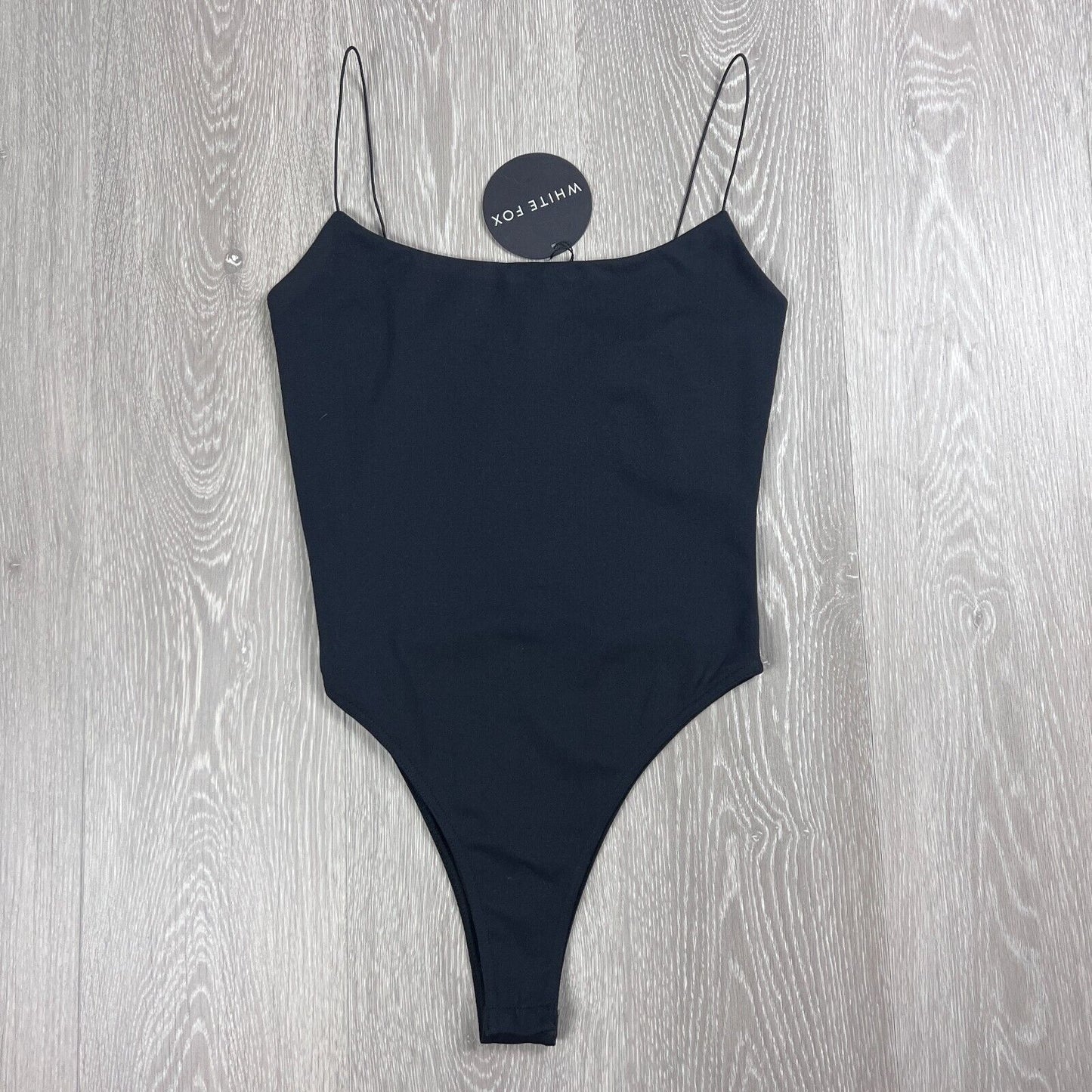 White Fox Womens Black She's Going Out Bodysuit Size M (new)