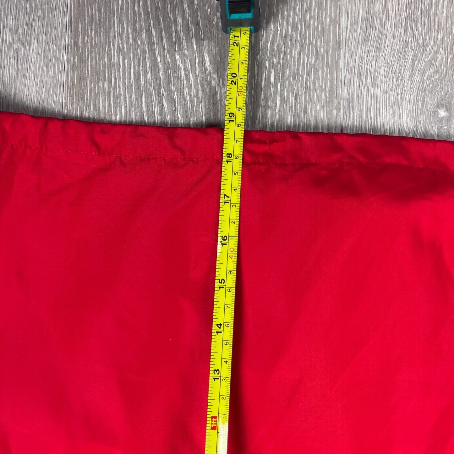 Saski Collection Womens Red Cropped Full Zip Hooded Jacket Size XL