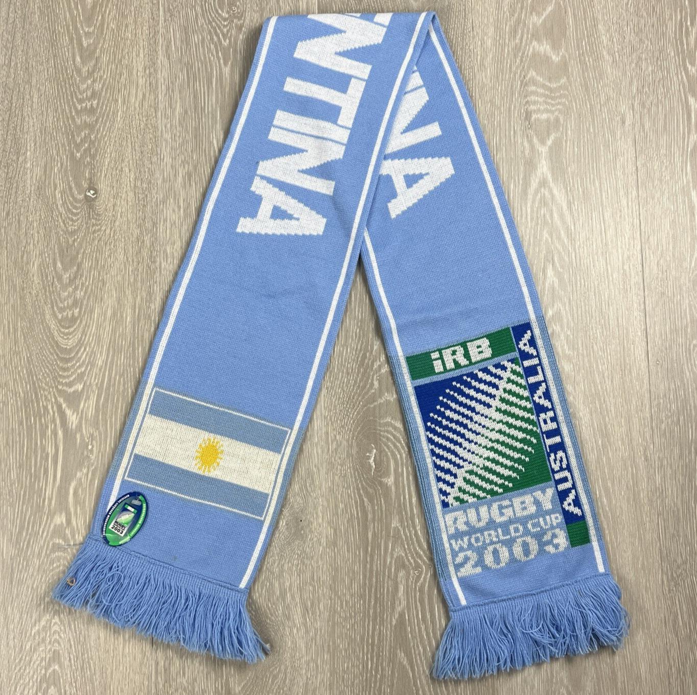 2003 Rugby Union World Cup Argentina Pumas Supporter Scarf (New)