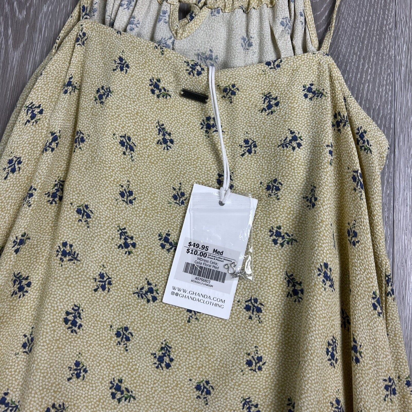 Ghanda Womens Yellow Maxi Dress Size M (New)