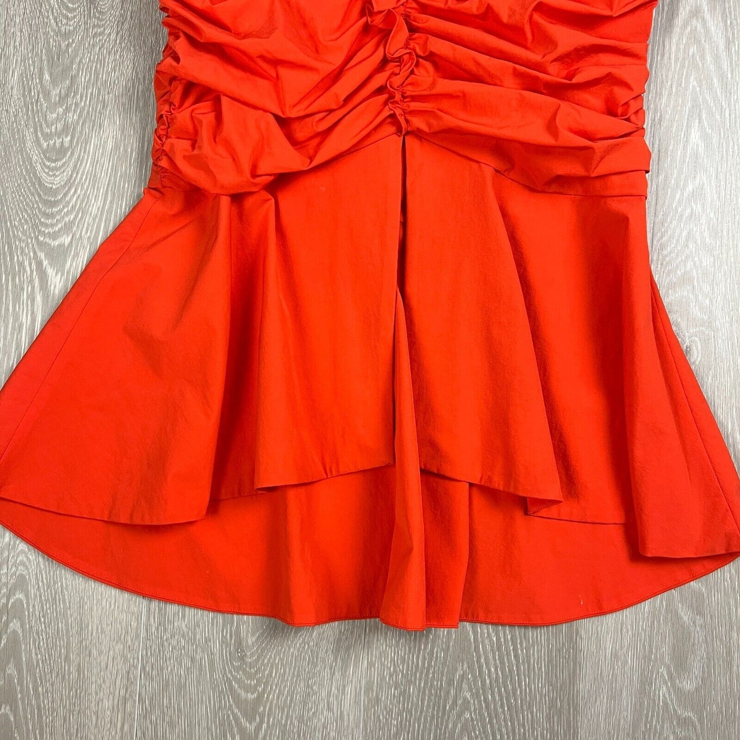 Rebecca Vallance Womens Ruffled Strapless Dress Size 10