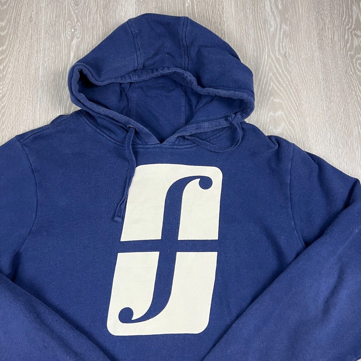 Vintage Forum Snowboards Mens Blue Oversized Hoodie Size Small