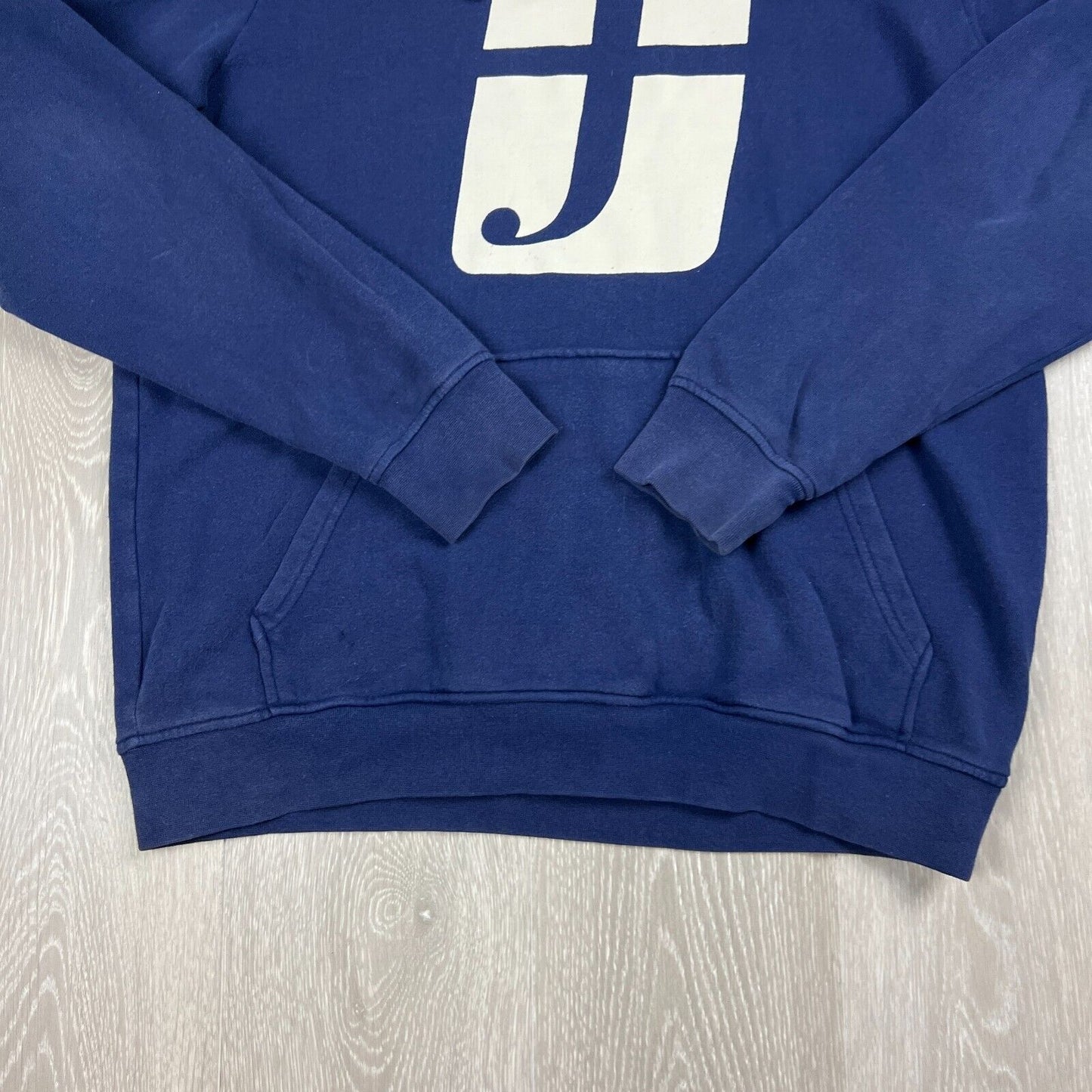 Vintage Forum Snowboards Mens Blue Oversized Hoodie Size Small