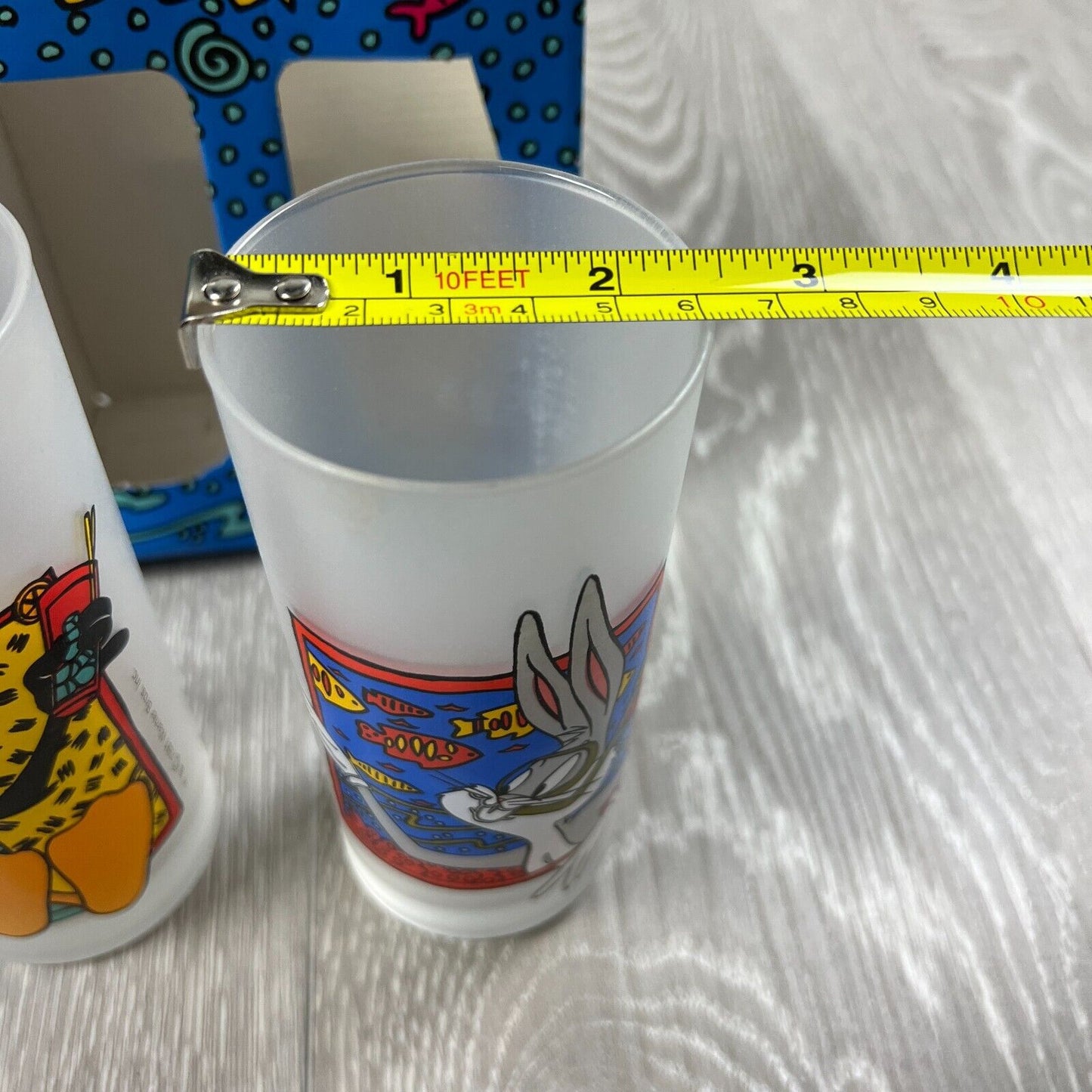 Vintage Looney Tunes KFC Promotional Glasses 1991 Original Box