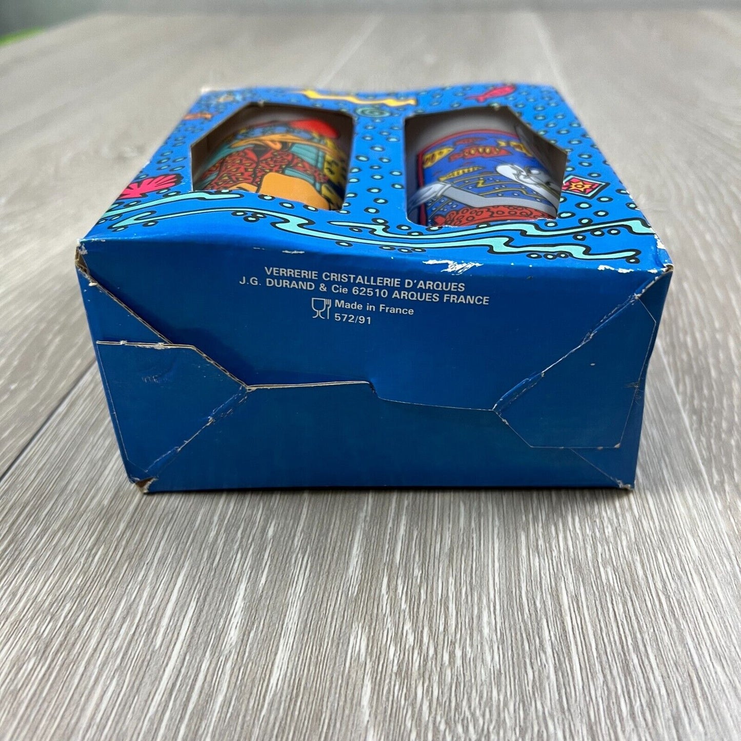 Vintage Looney Tunes KFC Promotional Glasses 1991 Original Box