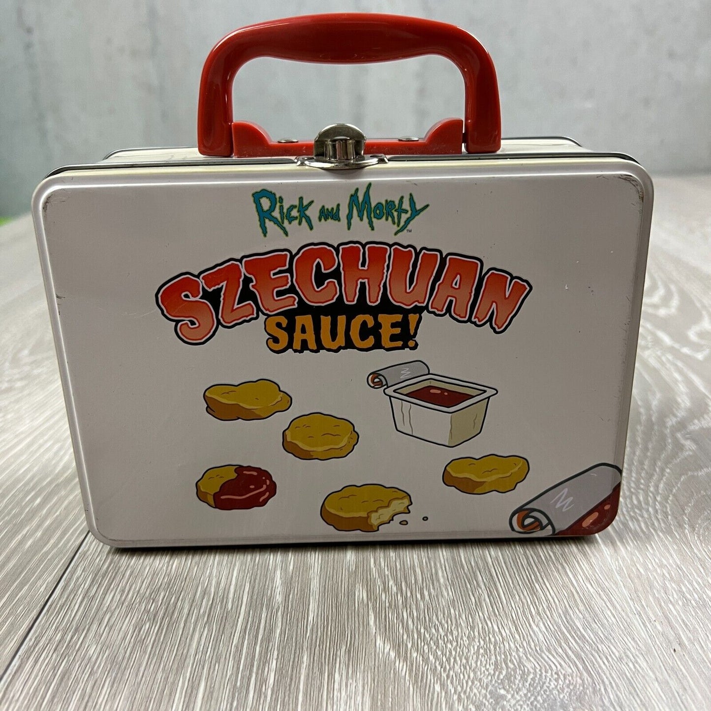 Rick & Morty Szechuan Sauce Metal Lunch Box