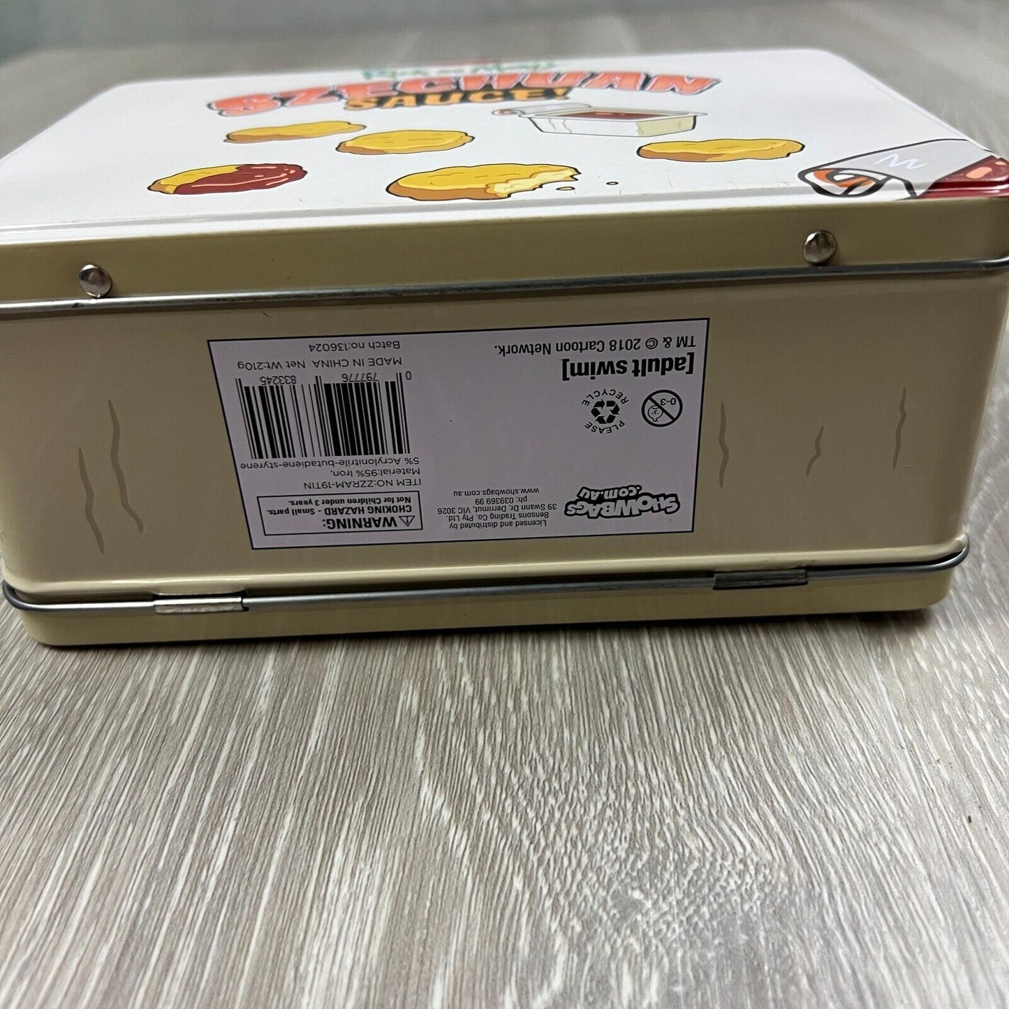 Rick & Morty Szechuan Sauce Metal Lunch Box