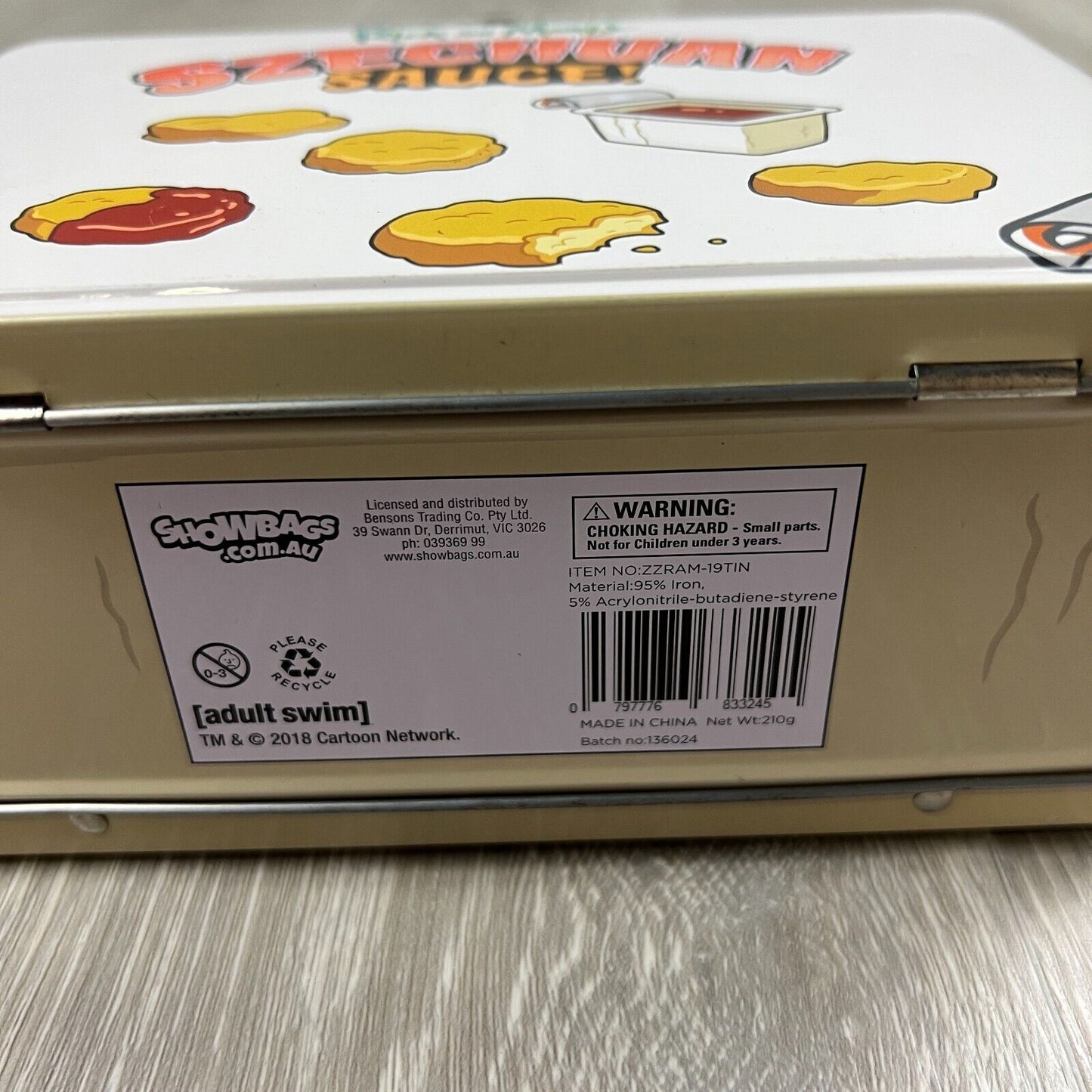 Rick & Morty Szechuan Sauce Metal Lunch Box