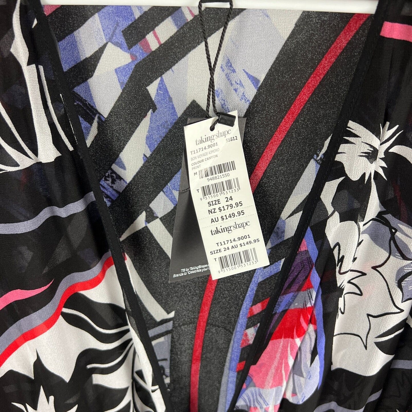 Taking Shape Womens Bon Voyage Kimono Size 24 (new)