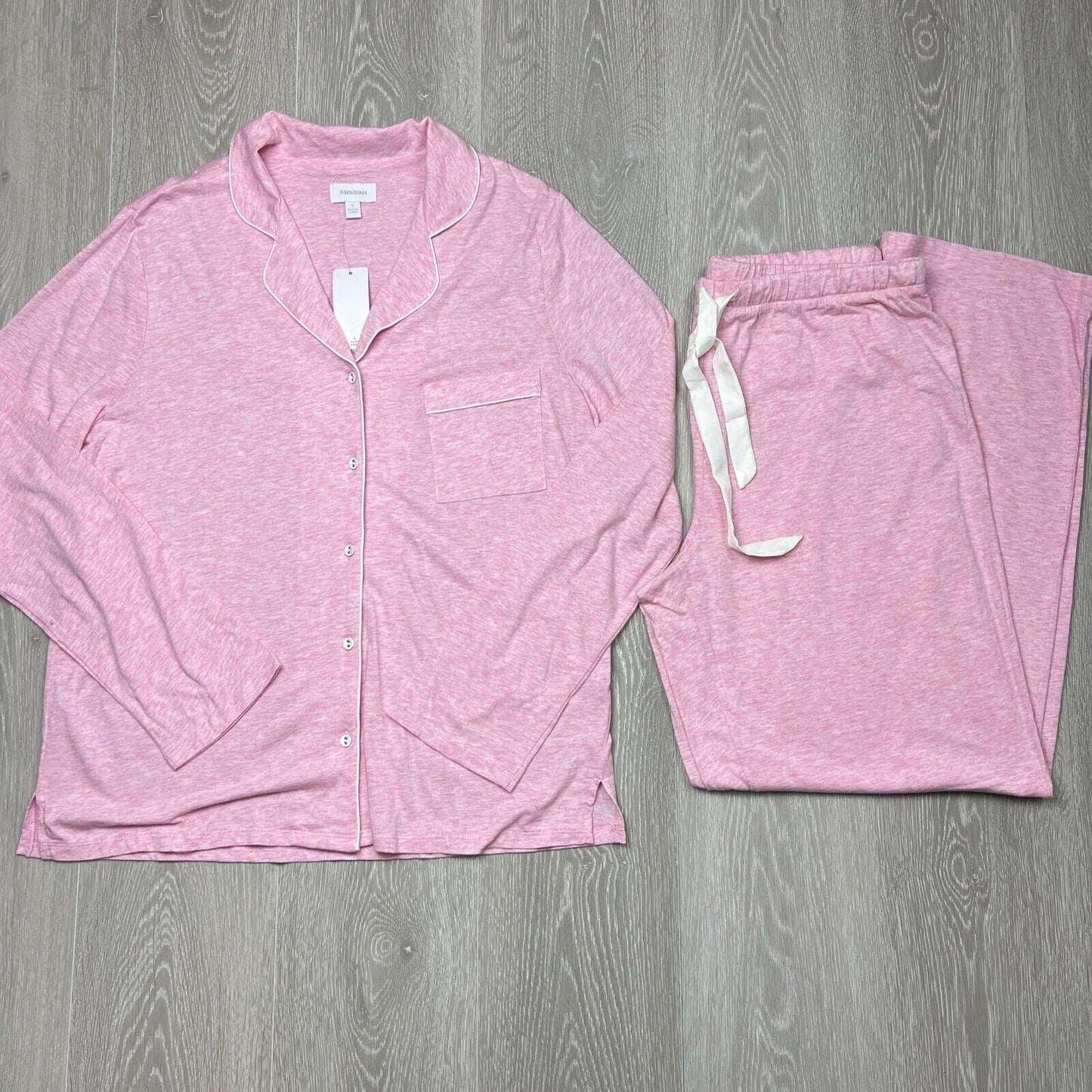 Sussan Womens Pink Pyjama Set Size Small (New)
