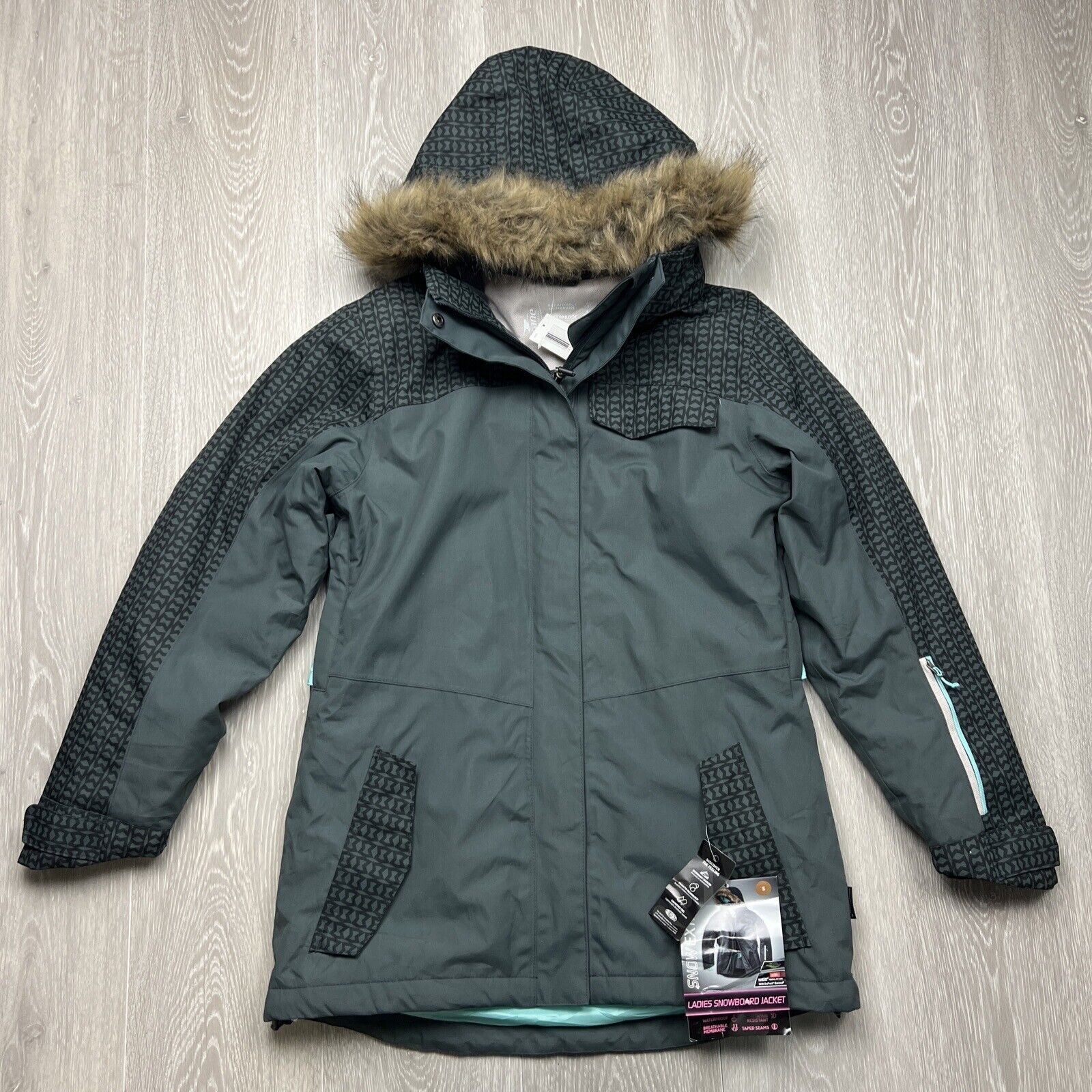 Crane fashion snow jacket